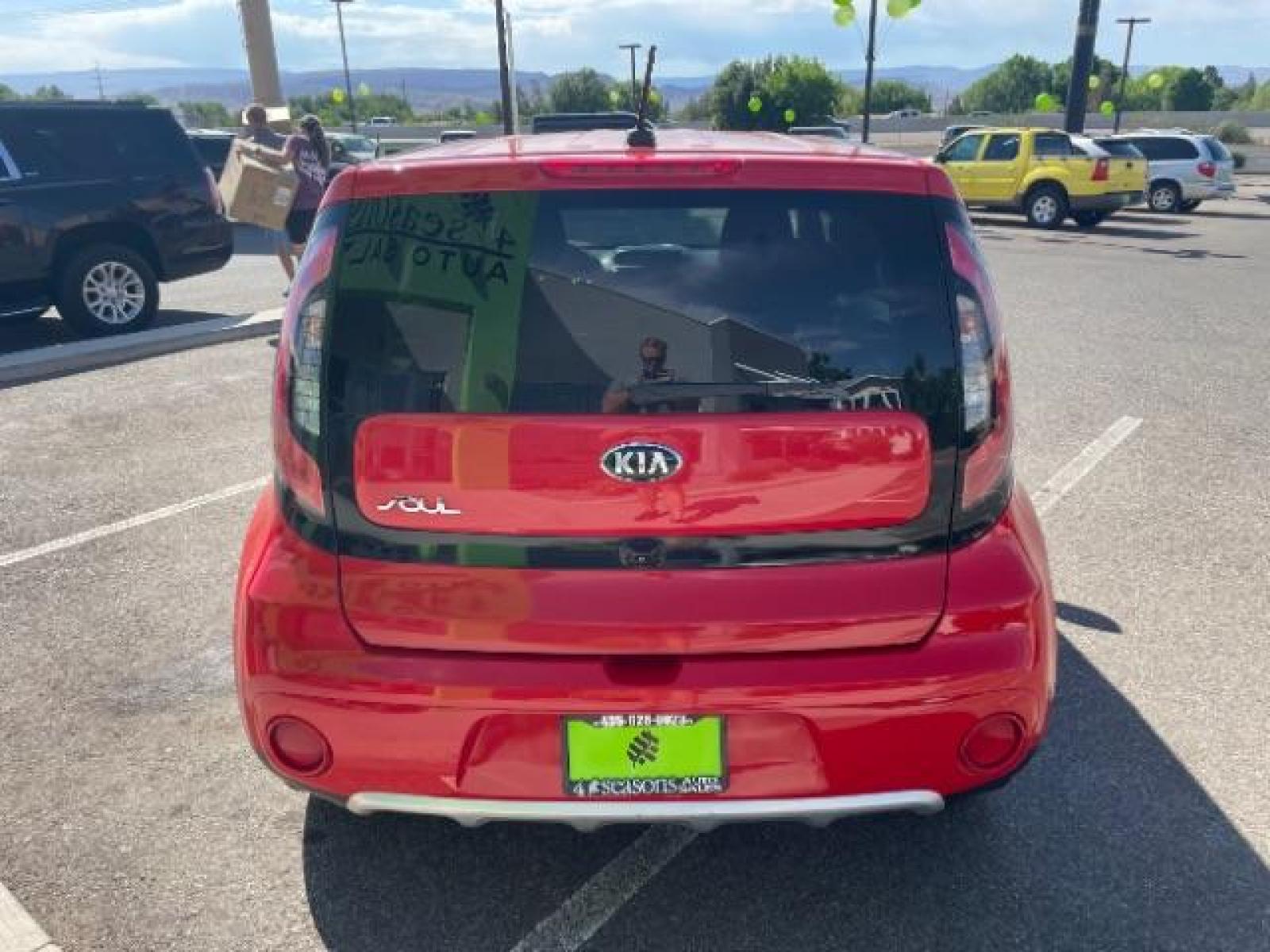 2018 Inferno Red /Black, cloth Kia Soul + (KNDJP3A53J7) with an 2.0L L4 DOHC 16V engine, 6-Speed Automatic transmission, located at 1865 East Red Hills Pkwy, St. George, 84770, (435) 628-0023, 37.120850, -113.543640 - We specialize in helping ALL people get the best financing available. No matter your credit score, good, bad or none we can get you an amazing rate. Had a bankruptcy, divorce, or repossessions? We give you the green light to get your credit back on the road. Low down and affordable payments that fit - Photo #8