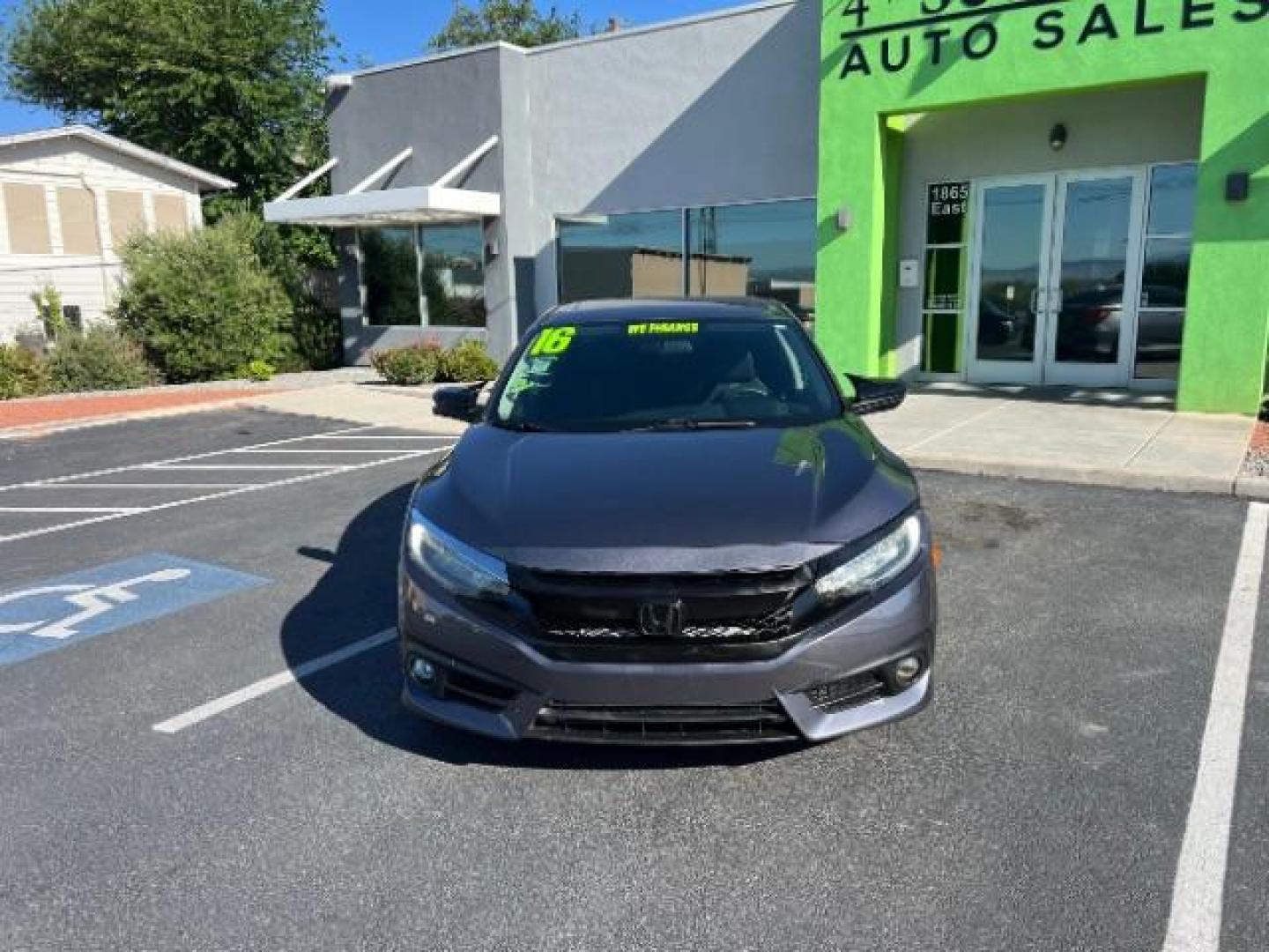 2016 Modern Steel Metallic /Black, cloth Honda Civic EX-T Sedan CVT (19XFC1F38GE) with an 1.5L L4 DOHC 16V TURBO engine, Continuously Variable Transmission transmission, located at 1865 East Red Hills Pkwy, St. George, 84770, (435) 628-0023, 37.120850, -113.543640 - We specialize in helping ALL people get the best financing available. No matter your credit score, good, bad or none we can get you an amazing rate. Had a bankruptcy, divorce, or repossessions? We give you the green light to get your credit back on the road. Low down and affordable payments that fit - Photo#1