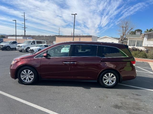 2017 Deep Scarlet Pearl /Beige, leather Honda Odyssey EX-L (5FNRL5H6XHB) with an 3.5L V6 SOHC 24V engine, 6-Speed Automatic transmission, located at 1865 East Red Hills Pkwy, St. George, 84770, (435) 628-0023, 37.120850, -113.543640 - Photo#3