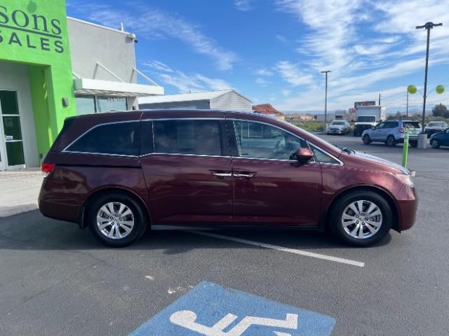 2017 Deep Scarlet Pearl /Beige, leather Honda Odyssey EX-L (5FNRL5H6XHB) with an 3.5L V6 SOHC 24V engine, 6-Speed Automatic transmission, located at 1865 East Red Hills Pkwy, St. George, 84770, (435) 628-0023, 37.120850, -113.543640 - Photo#7