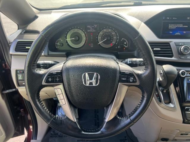 2017 Deep Scarlet Pearl /Beige, leather Honda Odyssey EX-L (5FNRL5H6XHB) with an 3.5L V6 SOHC 24V engine, 6-Speed Automatic transmission, located at 1865 East Red Hills Pkwy, St. George, 84770, (435) 628-0023, 37.120850, -113.543640 - Photo#15