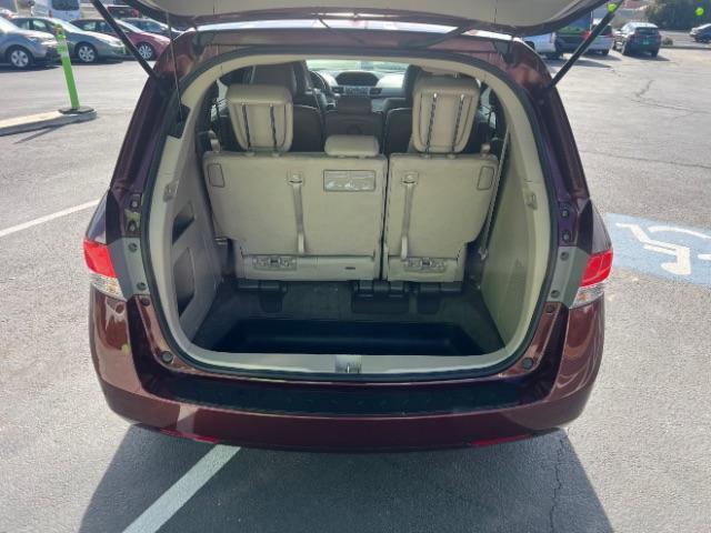 2017 Deep Scarlet Pearl /Beige, leather Honda Odyssey EX-L (5FNRL5H6XHB) with an 3.5L V6 SOHC 24V engine, 6-Speed Automatic transmission, located at 1865 East Red Hills Pkwy, St. George, 84770, (435) 628-0023, 37.120850, -113.543640 - Photo#25
