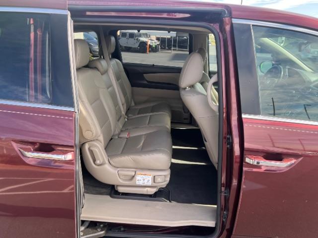 2017 Deep Scarlet Pearl /Beige, leather Honda Odyssey EX-L (5FNRL5H6XHB) with an 3.5L V6 SOHC 24V engine, 6-Speed Automatic transmission, located at 1865 East Red Hills Pkwy, St. George, 84770, (435) 628-0023, 37.120850, -113.543640 - Photo#26