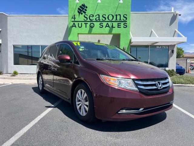 2017 Deep Scarlet Pearl /Beige, leather Honda Odyssey EX-L (5FNRL5H6XHB) with an 3.5L V6 SOHC 24V engine, 6-Speed Automatic transmission, located at 1865 East Red Hills Pkwy, St. George, 84770, (435) 628-0023, 37.120850, -113.543640 - We specialize in helping ALL people get the best financing available. No matter your credit score, good, bad or none we can get you an amazing rate. Had a bankruptcy, divorce, or repossessions? We give you the green light to get your credit back on the road. Low down and affordable payments that fit - Photo#0