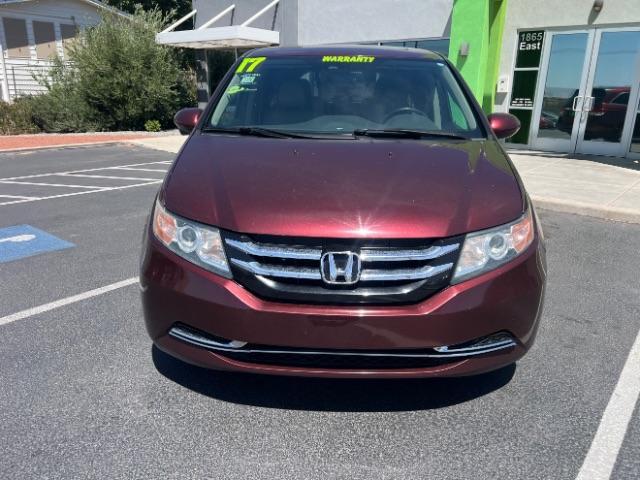 2017 Deep Scarlet Pearl /Beige, leather Honda Odyssey EX-L (5FNRL5H6XHB) with an 3.5L V6 SOHC 24V engine, 6-Speed Automatic transmission, located at 1865 East Red Hills Pkwy, St. George, 84770, (435) 628-0023, 37.120850, -113.543640 - We specialize in helping ALL people get the best financing available. No matter your credit score, good, bad or none we can get you an amazing rate. Had a bankruptcy, divorce, or repossessions? We give you the green light to get your credit back on the road. Low down and affordable payments that fit - Photo#1