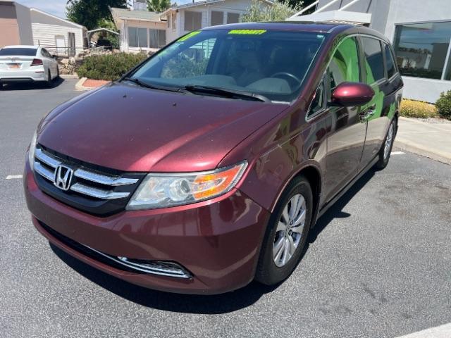 2017 Deep Scarlet Pearl /Beige, leather Honda Odyssey EX-L (5FNRL5H6XHB) with an 3.5L V6 SOHC 24V engine, 6-Speed Automatic transmission, located at 1865 East Red Hills Pkwy, St. George, 84770, (435) 628-0023, 37.120850, -113.543640 - We specialize in helping ALL people get the best financing available. No matter your credit score, good, bad or none we can get you an amazing rate. Had a bankruptcy, divorce, or repossessions? We give you the green light to get your credit back on the road. Low down and affordable payments that fit - Photo#2