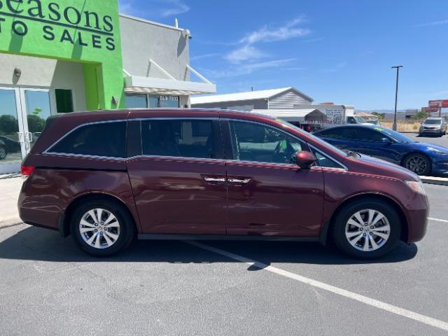2017 Deep Scarlet Pearl /Beige, leather Honda Odyssey EX-L (5FNRL5H6XHB) with an 3.5L V6 SOHC 24V engine, 6-Speed Automatic transmission, located at 1865 East Red Hills Pkwy, St. George, 84770, (435) 628-0023, 37.120850, -113.543640 - We specialize in helping ALL people get the best financing available. No matter your credit score, good, bad or none we can get you an amazing rate. Had a bankruptcy, divorce, or repossessions? We give you the green light to get your credit back on the road. Low down and affordable payments that fit - Photo#7