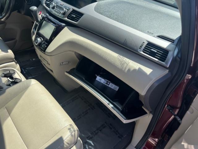 2017 Deep Scarlet Pearl /Beige, leather Honda Odyssey EX-L (5FNRL5H6XHB) with an 3.5L V6 SOHC 24V engine, 6-Speed Automatic transmission, located at 1865 East Red Hills Pkwy, St. George, 84770, (435) 628-0023, 37.120850, -113.543640 - We specialize in helping ALL people get the best financing available. No matter your credit score, good, bad or none we can get you an amazing rate. Had a bankruptcy, divorce, or repossessions? We give you the green light to get your credit back on the road. Low down and affordable payments that fit - Photo#29
