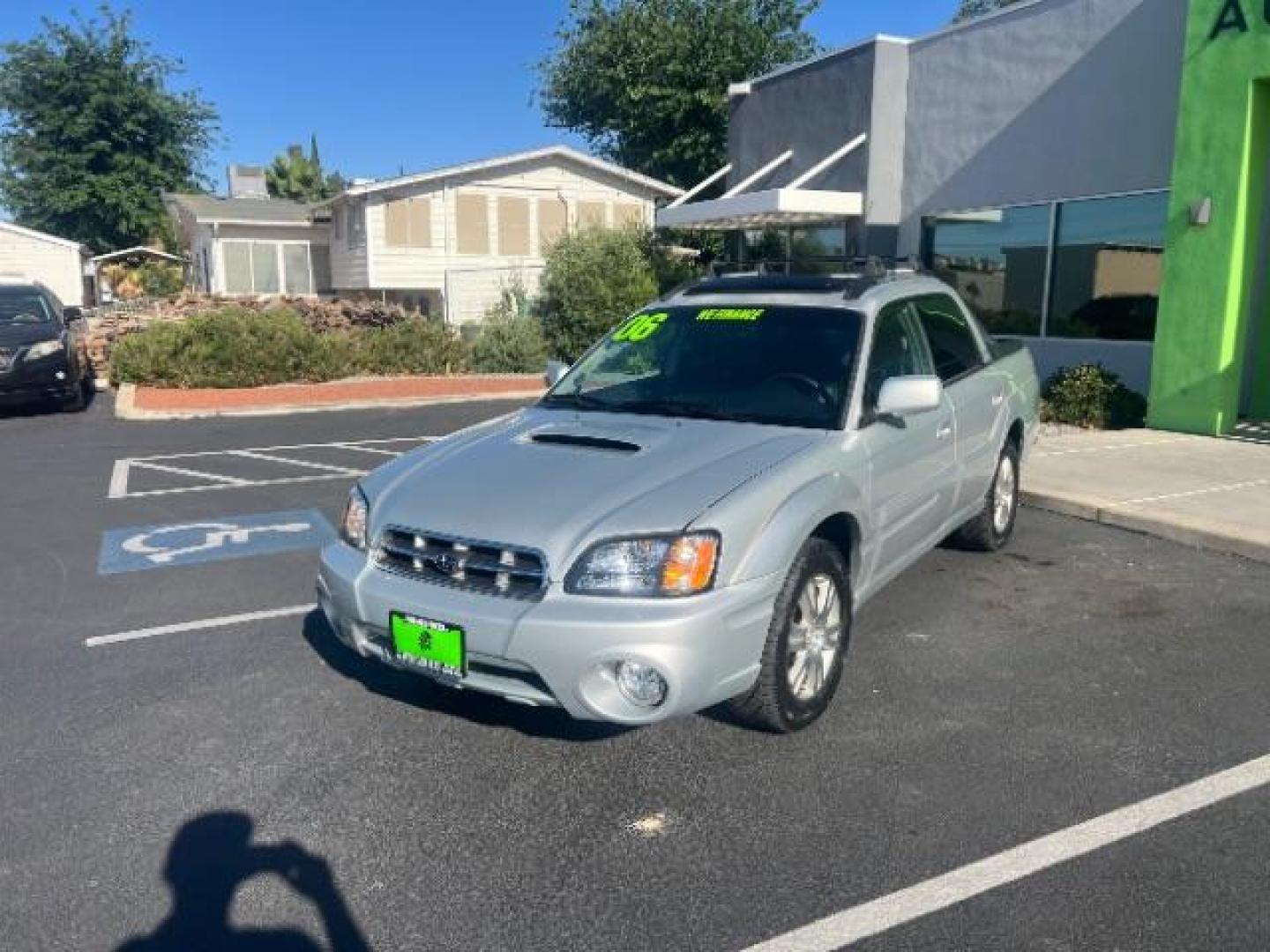 2006 Brilliant Silver Met /Dark Gray Cloth Inte Subaru Baja Turbo (4S4BT63C465) with an 2.5L H4 DOHC 16V TUR engine, 4-Speed Automatic transmission, located at 940 North Main Street, Cedar City, UT, 84720, (435) 628-0023, 37.692936, -113.061897 - We specialize in helping ALL people get the best financing available. No matter your credit score, good, bad or none we can get you an amazing rate. Had a bankruptcy, divorce, or repossessions? We give you the green light to get your credit back on the road. Low down and affordable payments that fit - Photo#2
