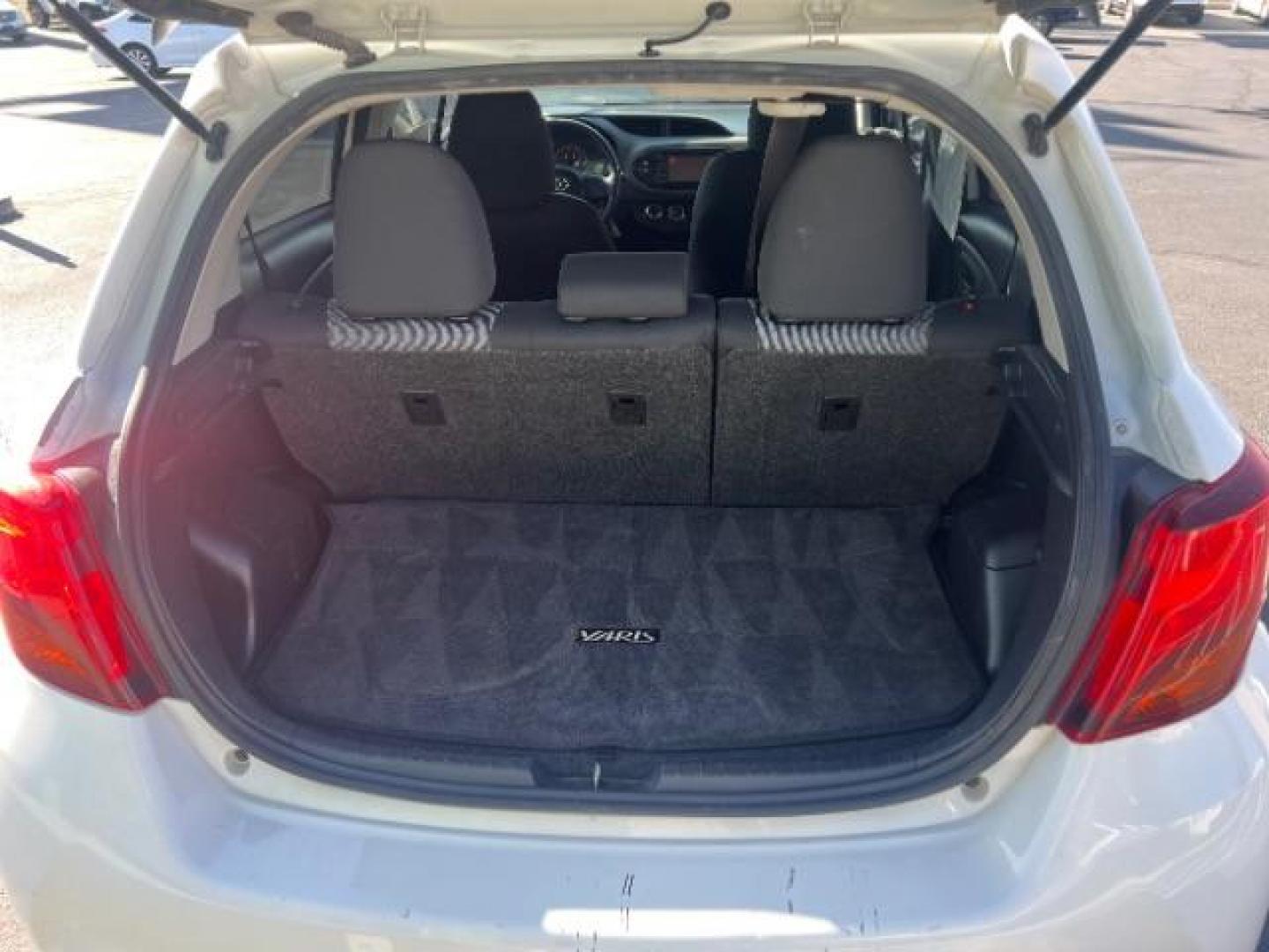2015 Super White /Black (Circles), clo Toyota Yaris LE 5-Door AT (VNKKTUD39FA) with an 1.5L L4 DOHC 16V engine, 4-Speed Automatic transmission, located at 940 North Main Street, Cedar City, UT, 84720, (435) 628-0023, 37.692936, -113.061897 - We specialize in helping ALL people get the best financing available. No matter your credit score, good, bad or none we can get you an amazing rate. Had a bankruptcy, divorce, or repossessions? We give you the green light to get your credit back on the road. Low down and affordable payments that fit - Photo#23
