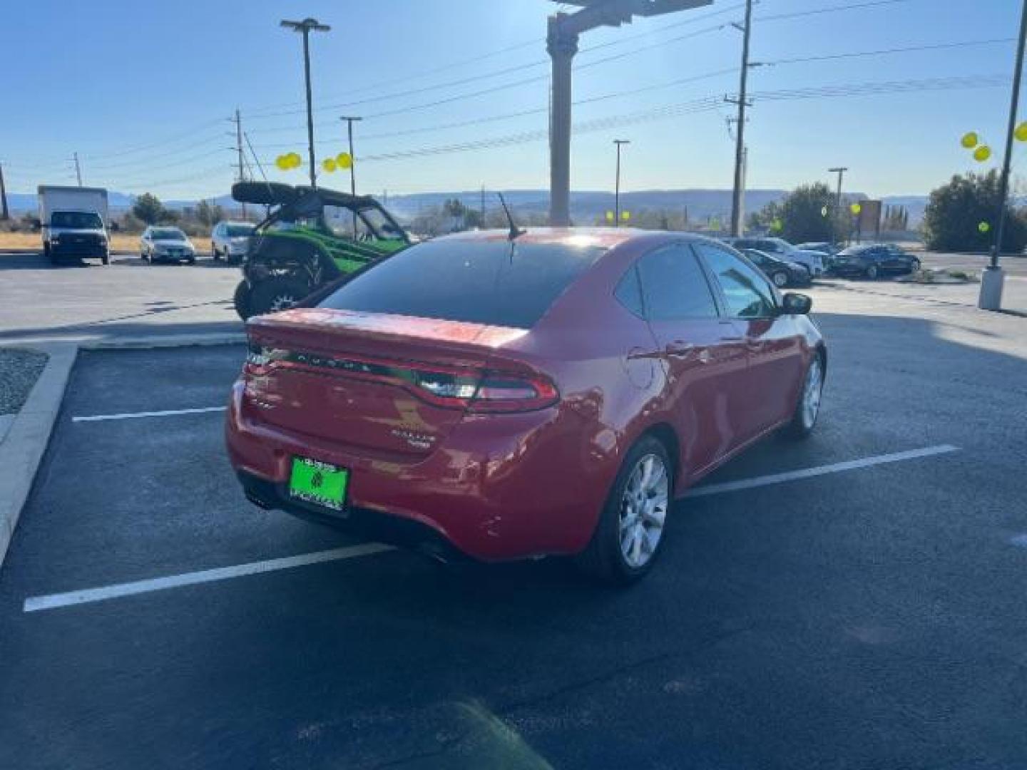 2013 Redline 2 Coat Pearl /Black Cloth Interior Dodge Dart SXT (1C3CDFBH5DD) with an 1.4L L4 DOHC 16V TUR engine, 6-Speed Manual transmission, located at 1865 East Red Hills Pkwy, St. George, 84770, (435) 628-0023, 37.120850, -113.543640 - We specialize in helping ALL people get the best financing available. No matter your credit score, good, bad or none we can get you an amazing rate. Had a bankruptcy, divorce, or repossessions? We give you the green light to get your credit back on the road. Low down and affordable payments that fit - Photo#6