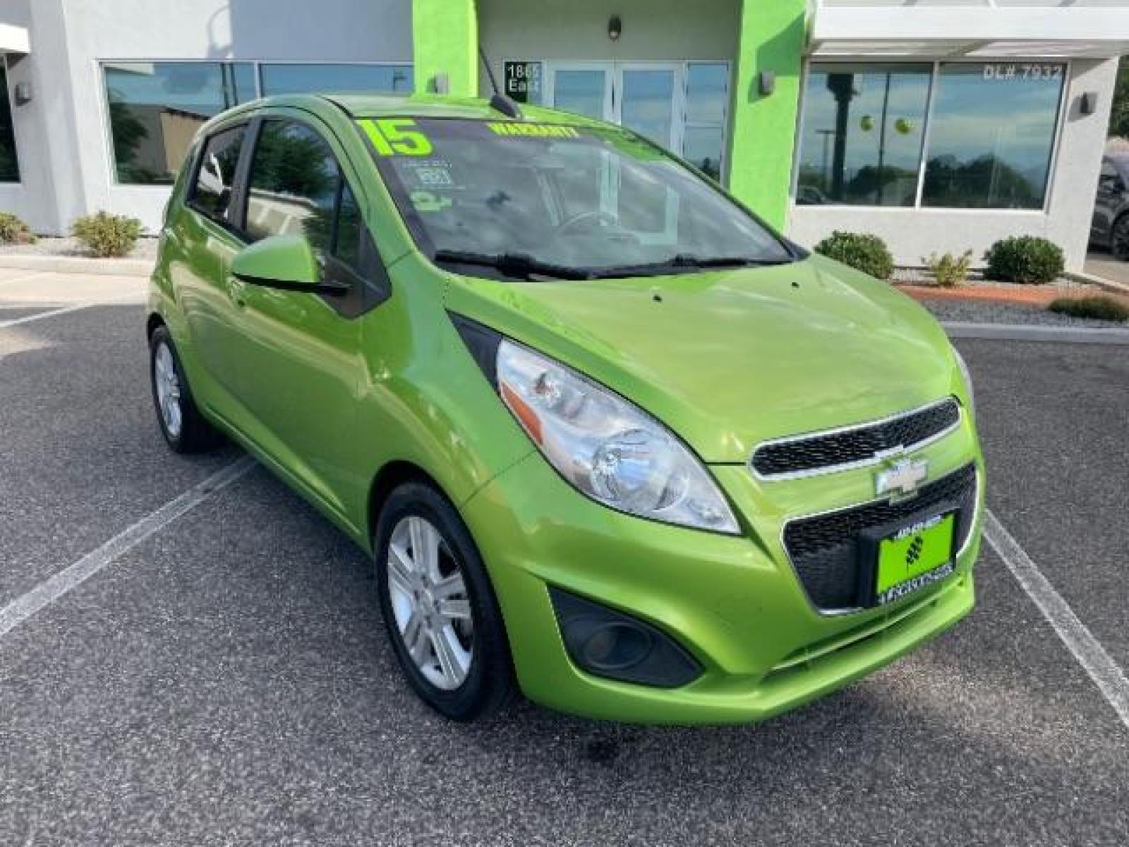 2015 Lime Metallic /Silver w/Silver Trim Chevrolet Spark LS Manual (KL8CA6S91FC) with an 1.2L L4 16V DOHC engine, 5-Speed Manual transmission, located at 1865 East Red Hills Pkwy, St. George, 84770, (435) 628-0023, 37.120850, -113.543640 - We specialize in helping ALL people get the best financing available. No matter your credit score, good, bad or none we can get you an amazing rate. Had a bankruptcy, divorce, or repossessions? We give you the green light to get your credit back on the road. Low down and affordable payments that fit - Photo #1
