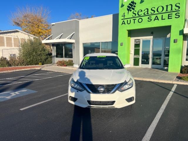 2018 Glacier White /Charcoal, cloth Nissan Altima 2.5 S (1N4AL3AP5JC) with an 2.5L L4 DOHC 16V engine, Continuously Variable Transmission transmission, located at 1865 East Red Hills Pkwy, St. George, 84770, (435) 628-0023, 37.120850, -113.543640 - We specialize in helping ALL people get the best financing available. No matter your credit score, good, bad or none we can get you an amazing rate. Had a bankruptcy, divorce, or repossessions? We give you the green light to get your credit back on the road. Low down and affordable payments that fit - Photo#1