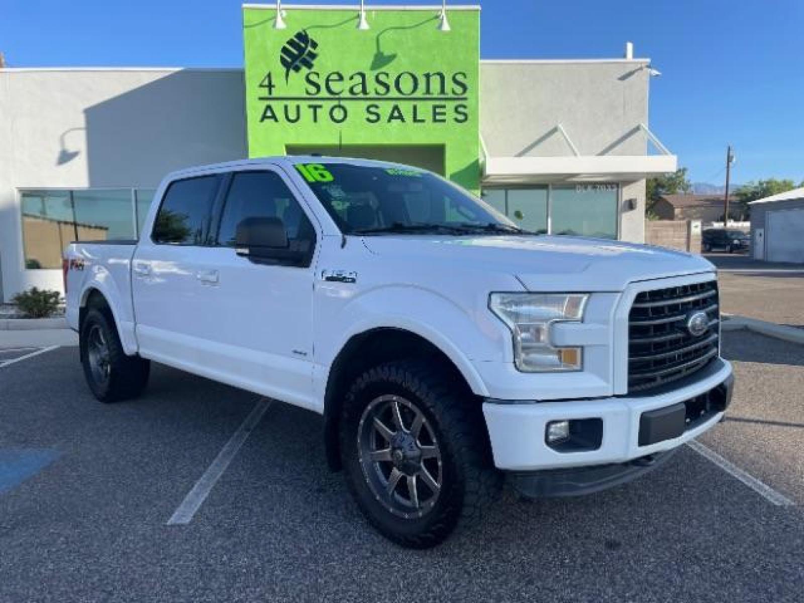 2016 Oxford White /Black, premium cloth Ford F-150 XLT SuperCrew 5.5-ft. Bed 4WD (1FTEW1EP3GK) with an 2.7L V6 DOHC 24V engine, 6-Speed Automatic transmission, located at 1865 East Red Hills Pkwy, St. George, 84770, (435) 628-0023, 37.120850, -113.543640 - We specialize in helping ALL people get the best financing available. No matter your credit score, good, bad or none we can get you an amazing rate. Had a bankruptcy, divorce, or repossessions? We give you the green light to get your credit back on the road. Low down and affordable payments that fit - Photo #0