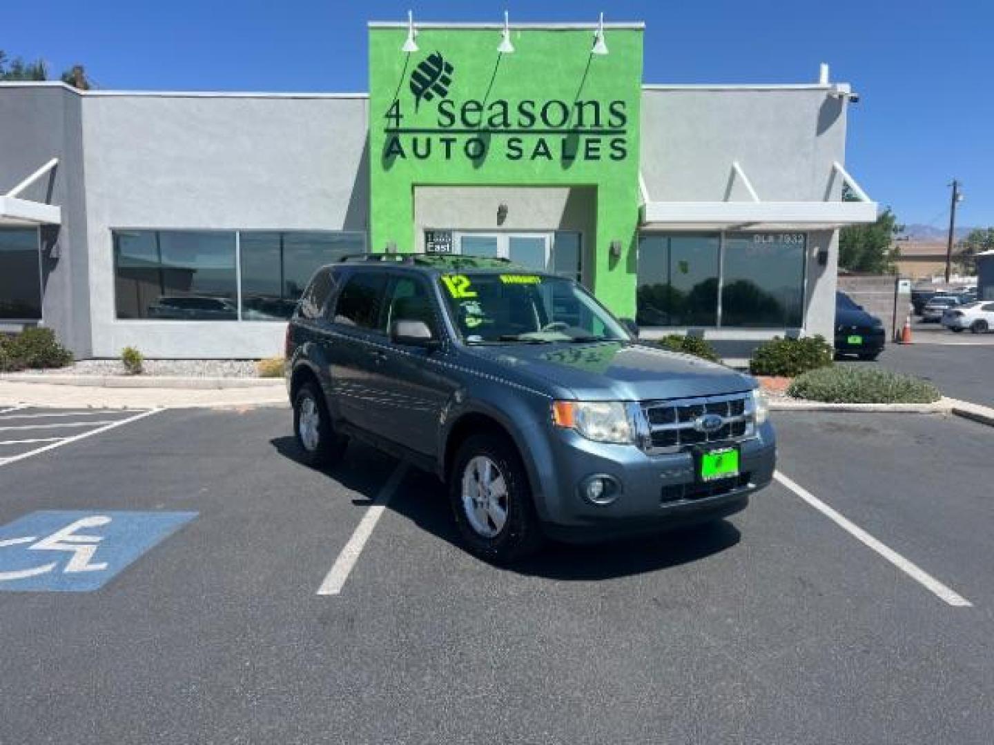 2012 Steel Blue Metallic /Camel Cloth Interior Ford Escape XLT FWD (1FMCU0DG8CK) with an 3.0L V6 DOHC 24V engine, 6-Speed Automatic transmission, located at 1865 East Red Hills Pkwy, St. George, 84770, (435) 628-0023, 37.120850, -113.543640 - Photo#0