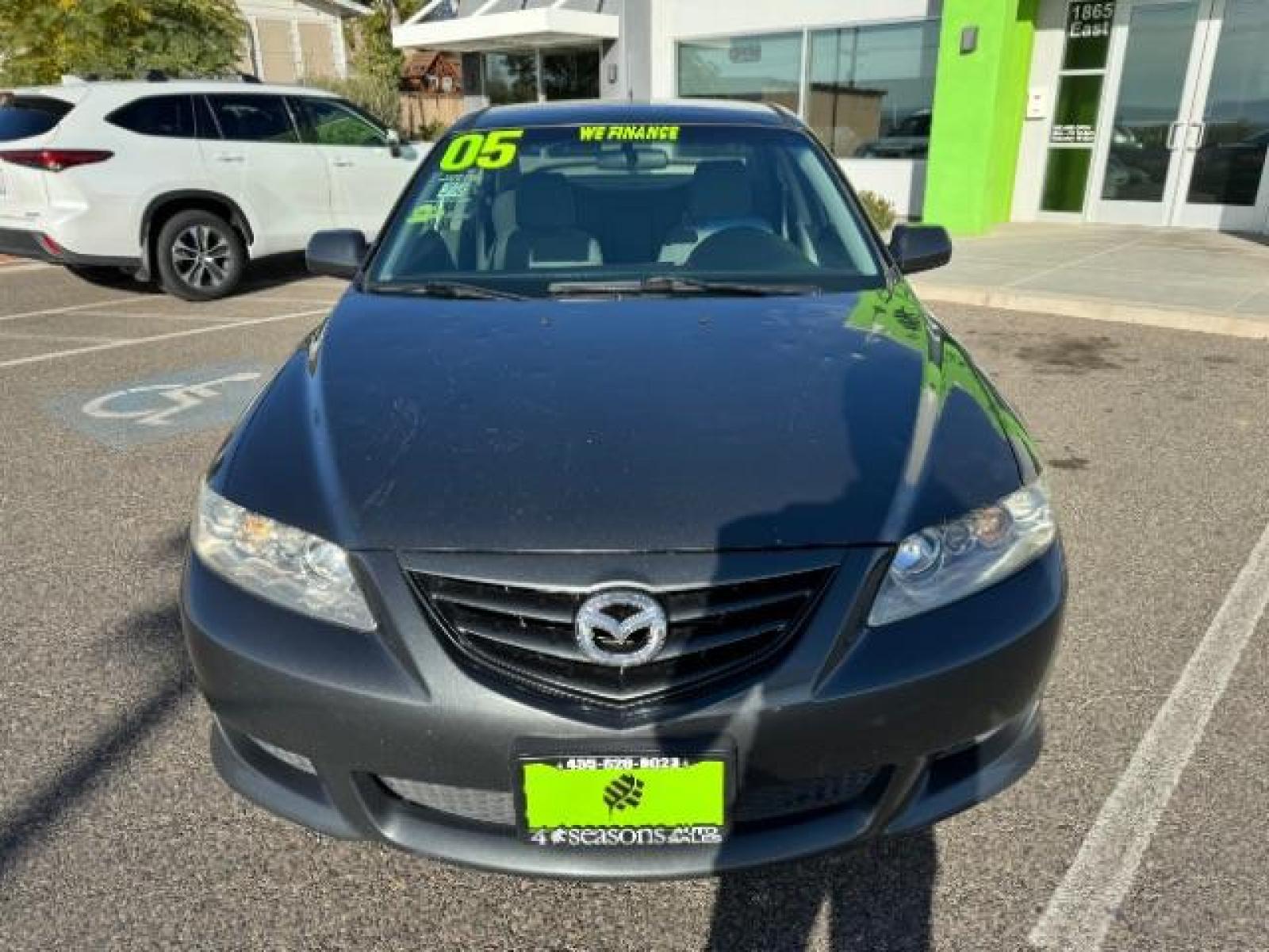 2005 Steel Gray Metallic /Two-Tone Gray Leather Seats Mazda Mazda6 s Sport Model (1YVHP80D155) with an 3.0L V6 DOHC 24V engine, 5-Speed Manual transmission, located at 1865 East Red Hills Pkwy, St. George, 84770, (435) 628-0023, 37.120850, -113.543640 - Photo #2