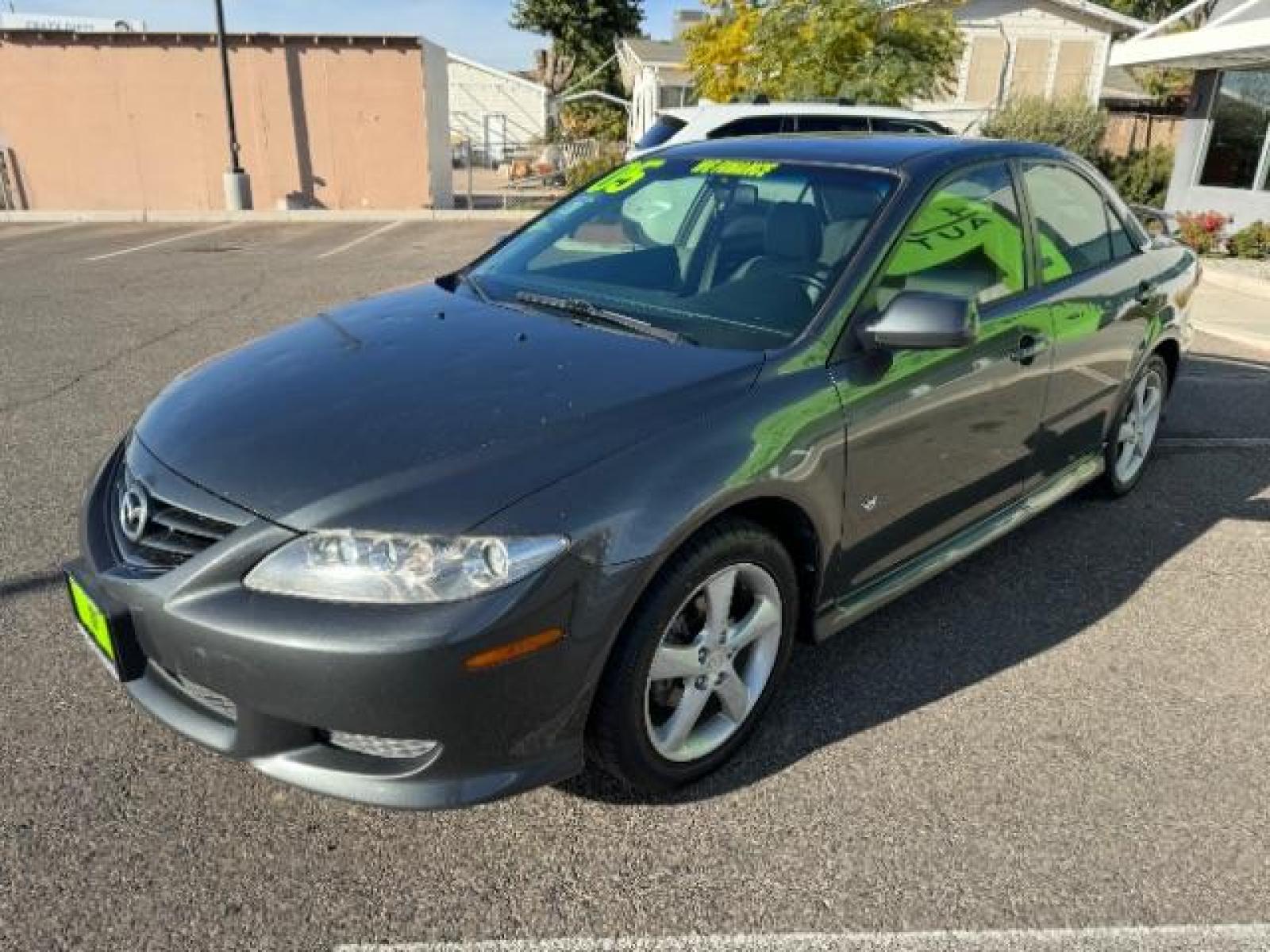 2005 Steel Gray Metallic /Two-Tone Gray Leather Seats Mazda Mazda6 s Sport Model (1YVHP80D155) with an 3.0L V6 DOHC 24V engine, 5-Speed Manual transmission, located at 1865 East Red Hills Pkwy, St. George, 84770, (435) 628-0023, 37.120850, -113.543640 - We specialize in helping ALL people get the best financing available. No matter your credit score, good, bad or none we can get you an amazing rate. Had a bankruptcy, divorce, or repossessions? We give you the green light to get your credit back on the road. Low down and affordable payments that fit - Photo #3