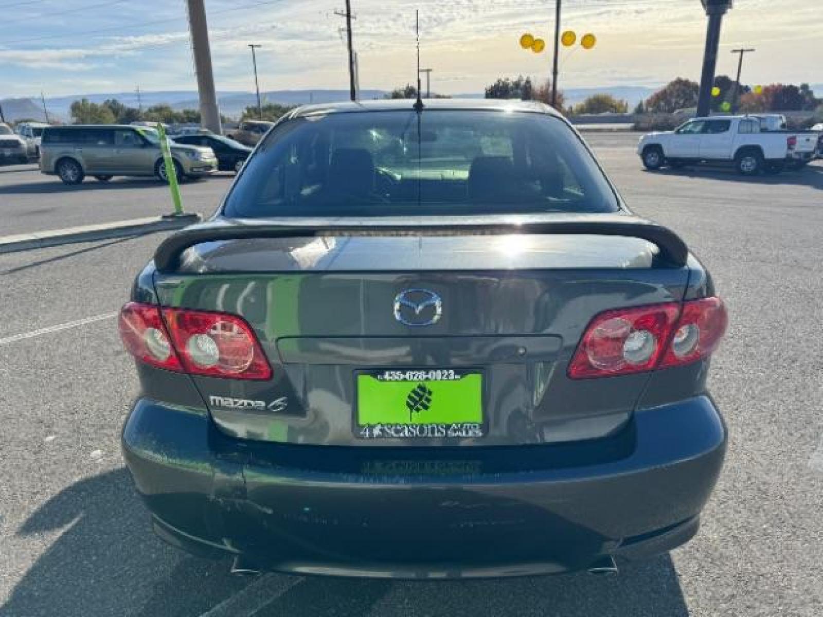 2005 Steel Gray Metallic /Two-Tone Gray Leather Seats Mazda Mazda6 s Sport Model (1YVHP80D155) with an 3.0L V6 DOHC 24V engine, 5-Speed Manual transmission, located at 1865 East Red Hills Pkwy, St. George, 84770, (435) 628-0023, 37.120850, -113.543640 - Photo #8