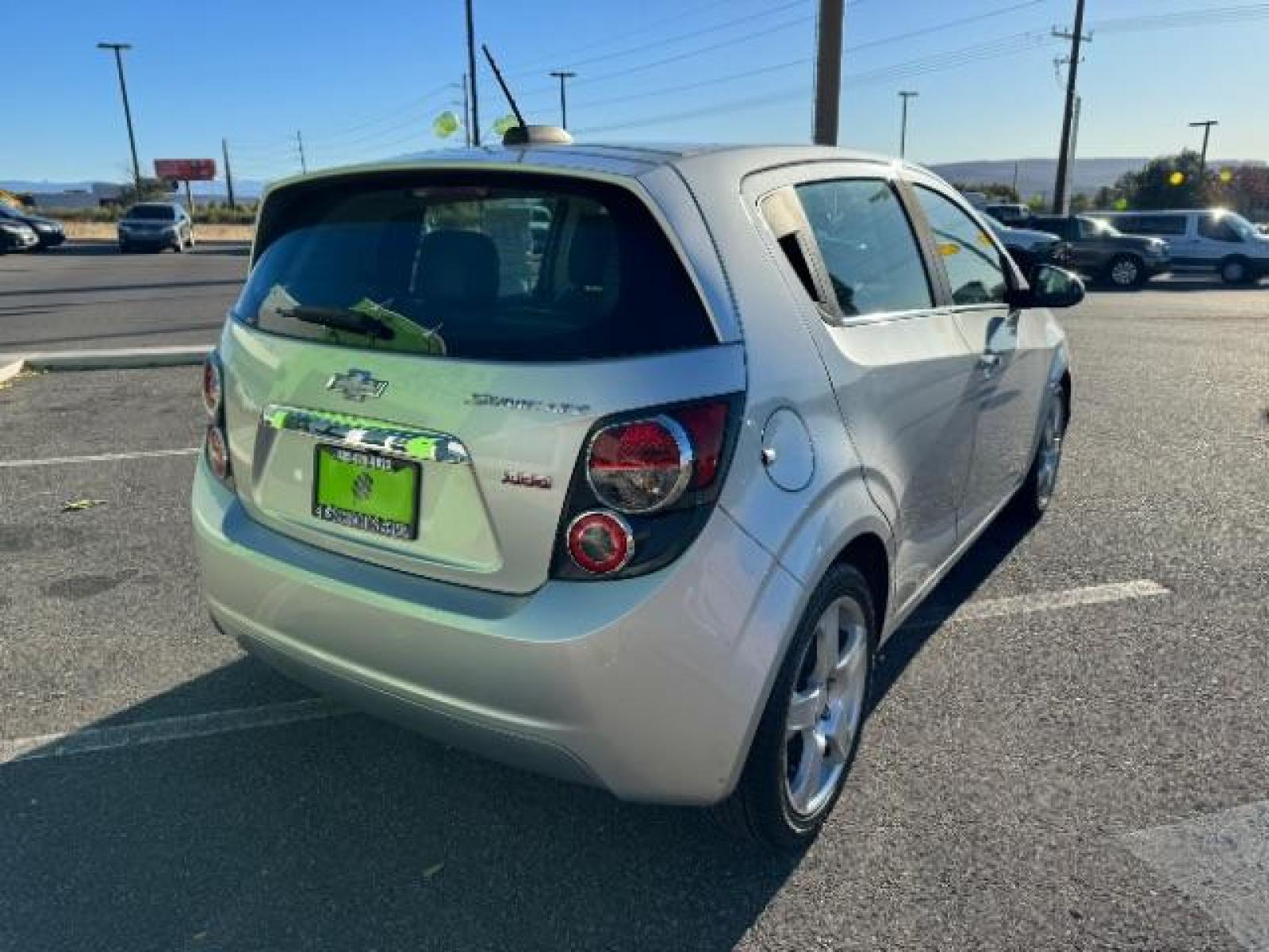 2015 Silver Ice Metallic /Dark Pewter/Dark Titanium Chevrolet Sonic LTZ Auto 5-Door (1G1JE6SB0F4) with an 1.4L L4 DOHC 24V TURBO engine, 6-Speed Automatic transmission, located at 1865 East Red Hills Pkwy, St. George, 84770, (435) 628-0023, 37.120850, -113.543640 - Photo #10