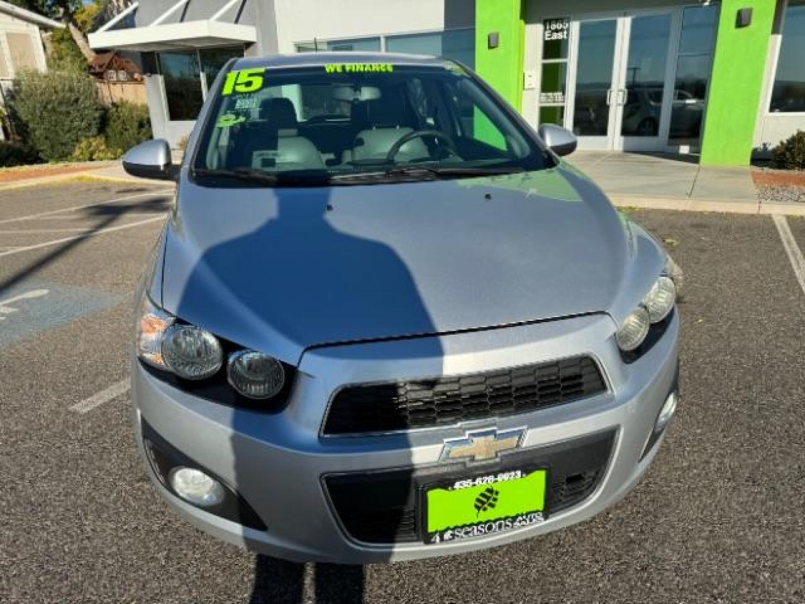 2015 Silver Ice Metallic /Dark Pewter/Dark Titanium Chevrolet Sonic LTZ Auto 5-Door (1G1JE6SB0F4) with an 1.4L L4 DOHC 24V TURBO engine, 6-Speed Automatic transmission, located at 1865 East Red Hills Pkwy, St. George, 84770, (435) 628-0023, 37.120850, -113.543640 - Photo #2