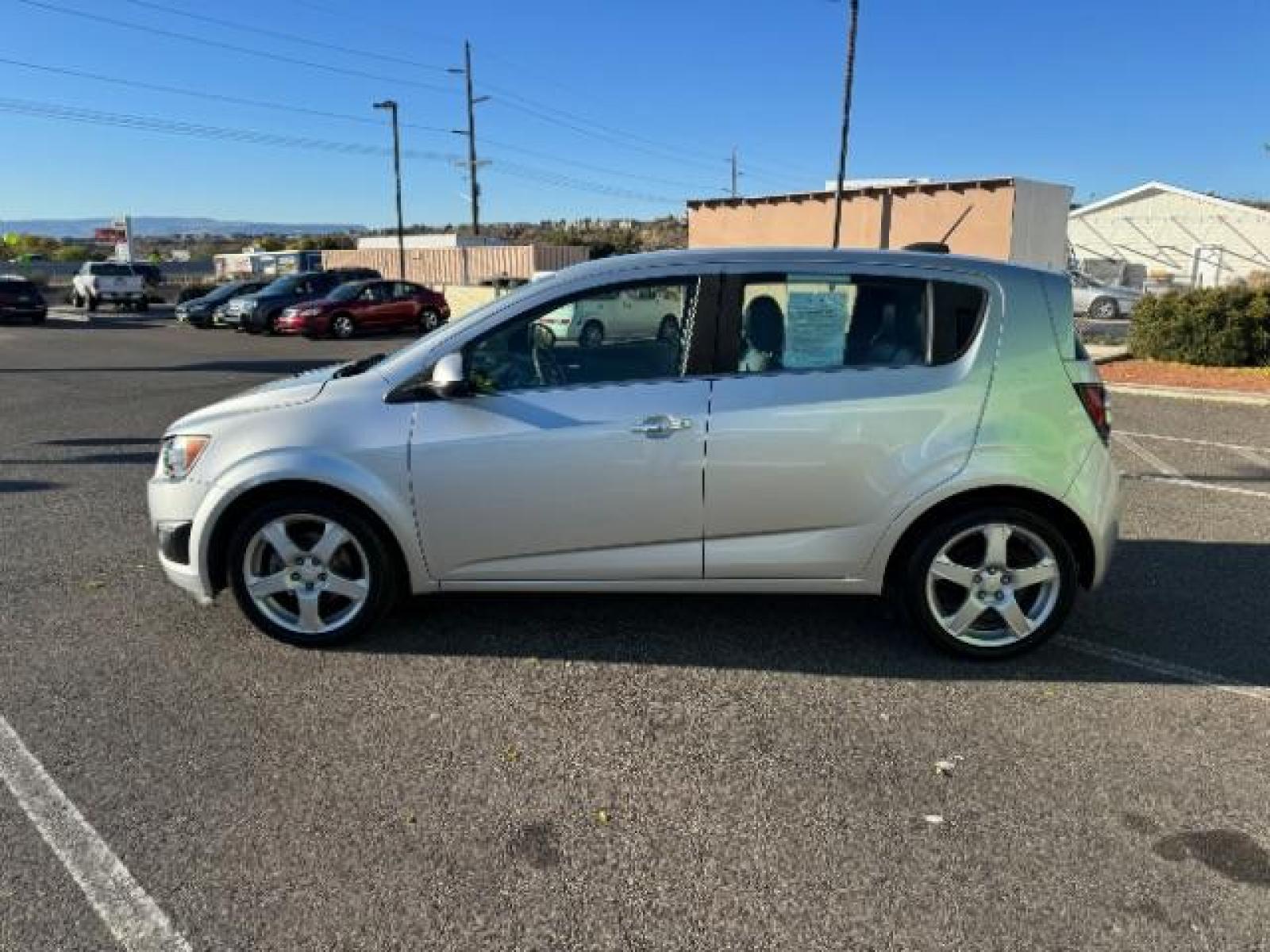2015 Silver Ice Metallic /Dark Pewter/Dark Titanium Chevrolet Sonic LTZ Auto 5-Door (1G1JE6SB0F4) with an 1.4L L4 DOHC 24V TURBO engine, 6-Speed Automatic transmission, located at 1865 East Red Hills Pkwy, St. George, 84770, (435) 628-0023, 37.120850, -113.543640 - Photo #6