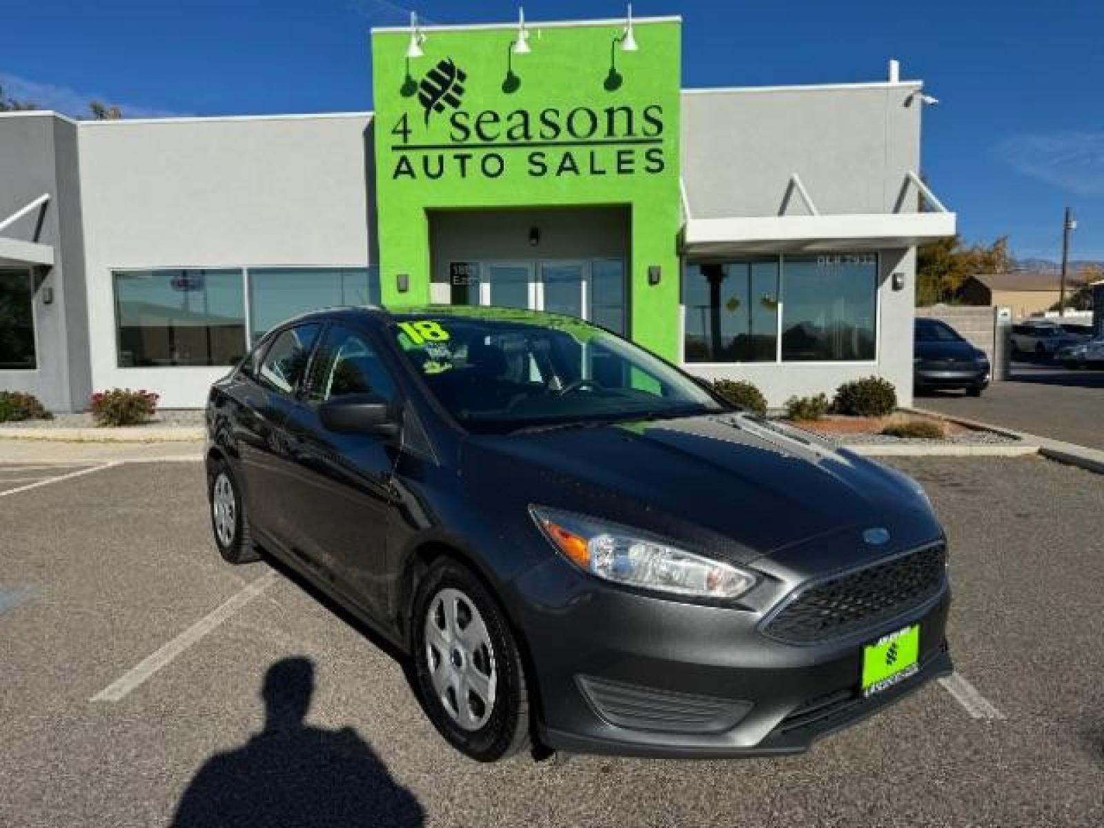 2018 Magnetic Metallic /Charcoal Black Insert w/Warm Steel Surround, cloth Ford Focus S Sedan (1FADP3E24JL) with an 2.0L L4 DOHC 16V engine, 5-Speed Manual transmission, located at 1865 East Red Hills Pkwy, St. George, 84770, (435) 628-0023, 37.120850, -113.543640 - We specialize in helping ALL people get the best financing available. No matter your credit score, good, bad or none we can get you an amazing rate. Had a bankruptcy, divorce, or repossessions? We give you the green light to get your credit back on the road. Low down and affordable payments that fit - Photo #0