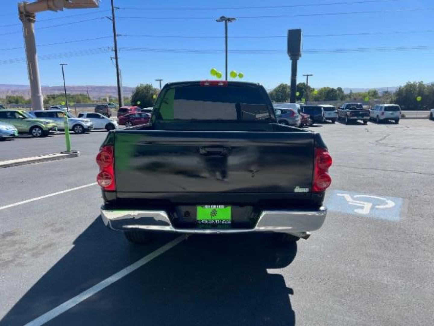 2008 Brilliant Black Crystal Pearl /Medium Slate Gray Cloth Interior Dodge Ram 1500 ST Quad Cab 2WD (1D7HA18K18J) with an 3.7L V6 SOHC 12V engine, 5-Speed Automatic transmission, located at 1865 East Red Hills Pkwy, St. George, 84770, (435) 628-0023, 37.120850, -113.543640 - Photo#5