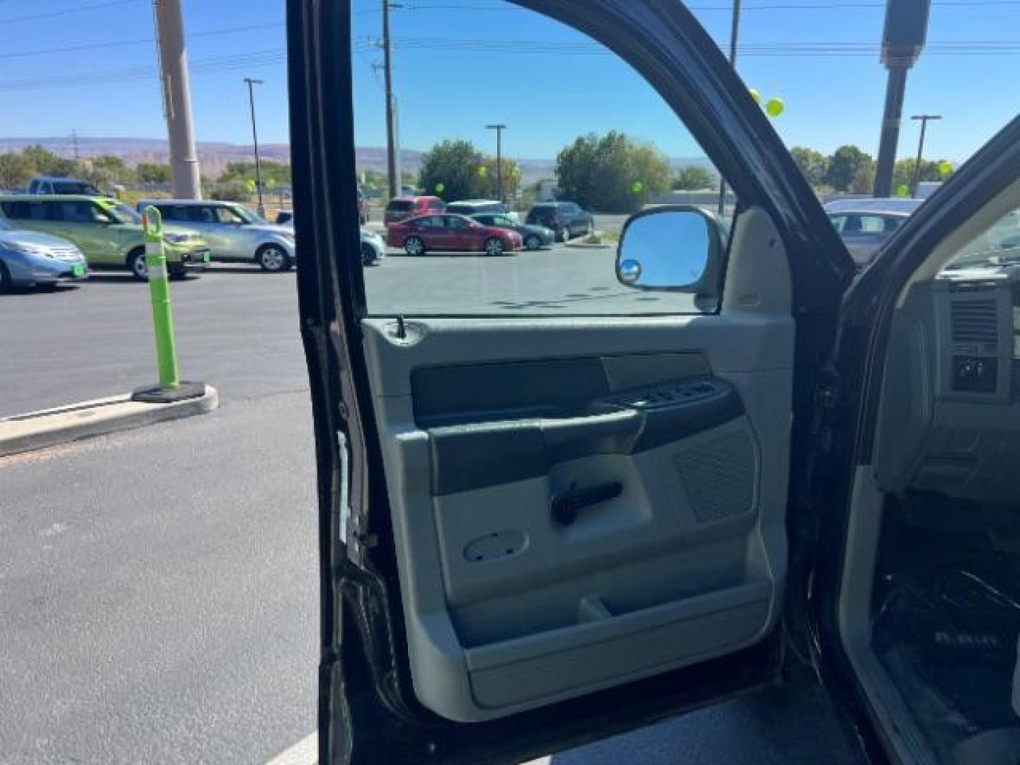 2008 Brilliant Black Crystal Pearl /Medium Slate Gray Cloth Interior Dodge Ram 1500 ST Quad Cab 2WD (1D7HA18K18J) with an 3.7L V6 SOHC 12V engine, 5-Speed Automatic transmission, located at 1865 East Red Hills Pkwy, St. George, 84770, (435) 628-0023, 37.120850, -113.543640 - Photo#12