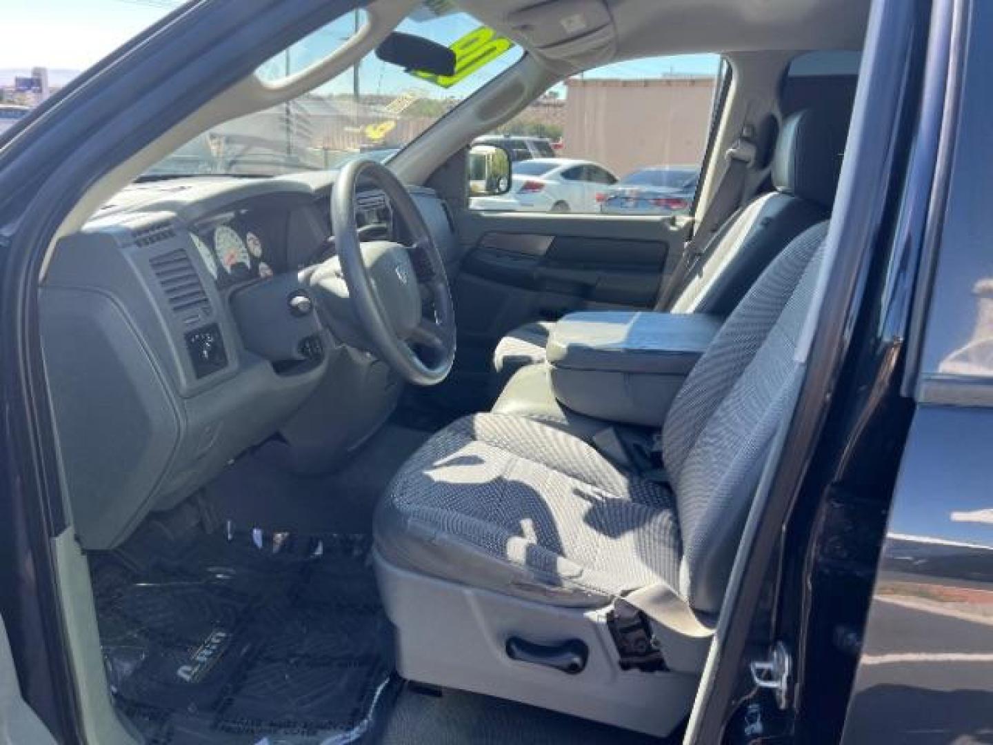 2008 Brilliant Black Crystal Pearl /Medium Slate Gray Cloth Interior Dodge Ram 1500 ST Quad Cab 2WD (1D7HA18K18J) with an 3.7L V6 SOHC 12V engine, 5-Speed Automatic transmission, located at 1865 East Red Hills Pkwy, St. George, 84770, (435) 628-0023, 37.120850, -113.543640 - Photo#14