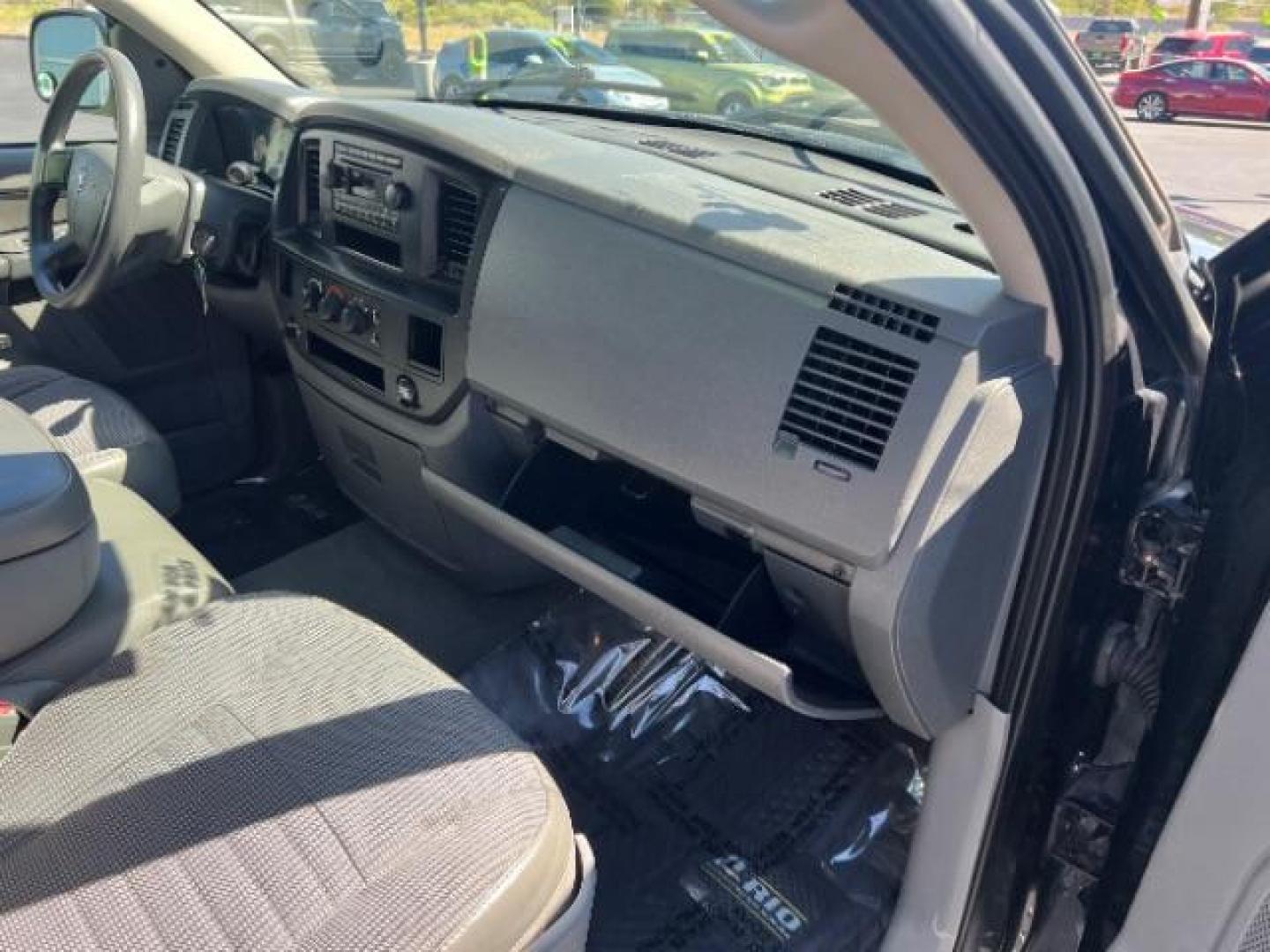 2008 Brilliant Black Crystal Pearl /Medium Slate Gray Cloth Interior Dodge Ram 1500 ST Quad Cab 2WD (1D7HA18K18J) with an 3.7L V6 SOHC 12V engine, 5-Speed Automatic transmission, located at 1865 East Red Hills Pkwy, St. George, 84770, (435) 628-0023, 37.120850, -113.543640 - Photo#29