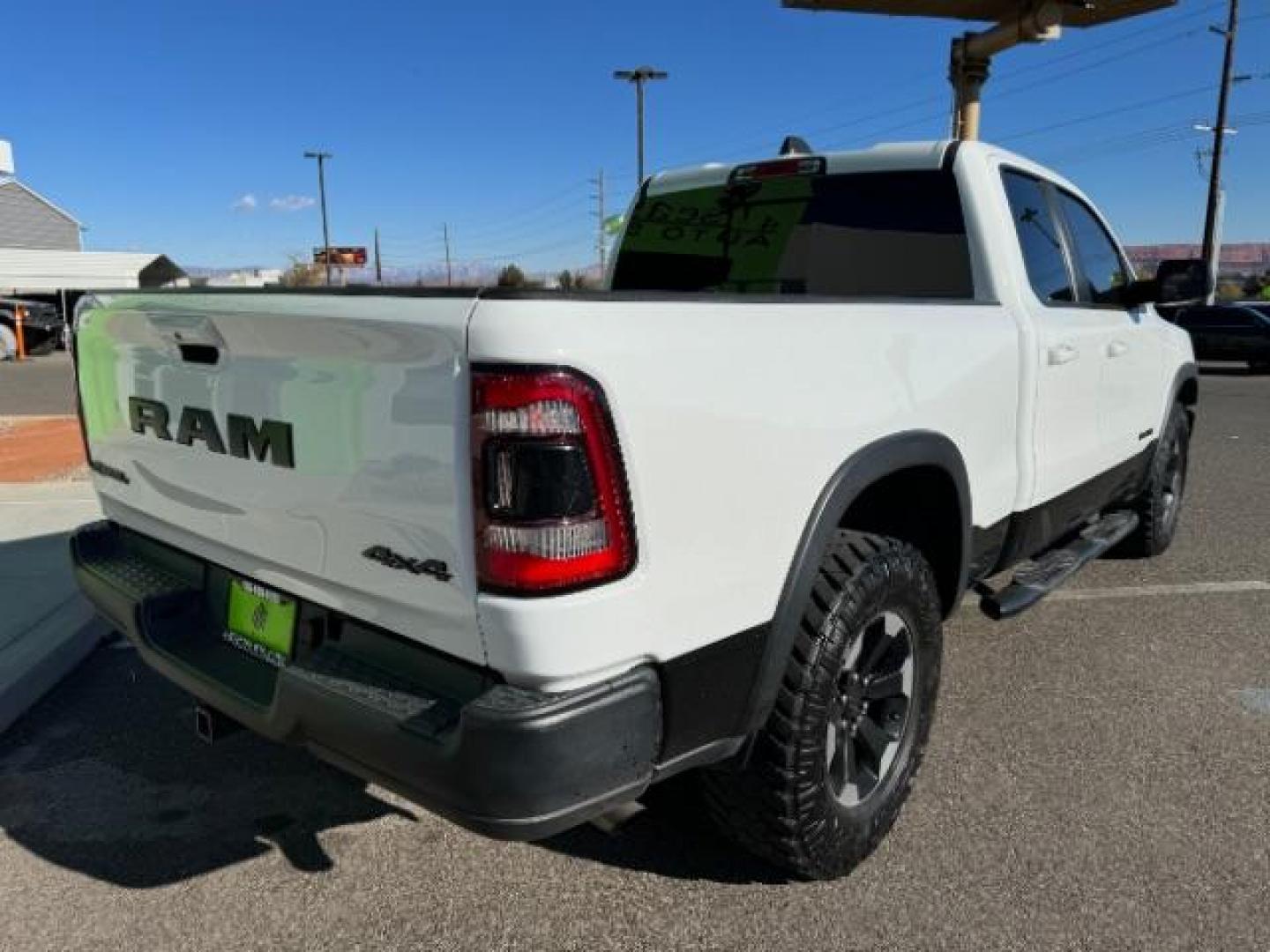 2019 White /Black RAM 1500 Rebel Quad Cab 4WD (1C6RRFEG5KN) with an 3.6L V6 DOHC 24V engine, 8-Speed Automatic transmission, located at 1865 East Red Hills Pkwy, St. George, 84770, (435) 628-0023, 37.120850, -113.543640 - We specialize in helping ALL people get the best financing available. No matter your credit score, good, bad or none we can get you an amazing rate. Had a bankruptcy, divorce, or repossessions? We give you the green light to get your credit back on the road. Low down and affordable payments that fit - Photo#7