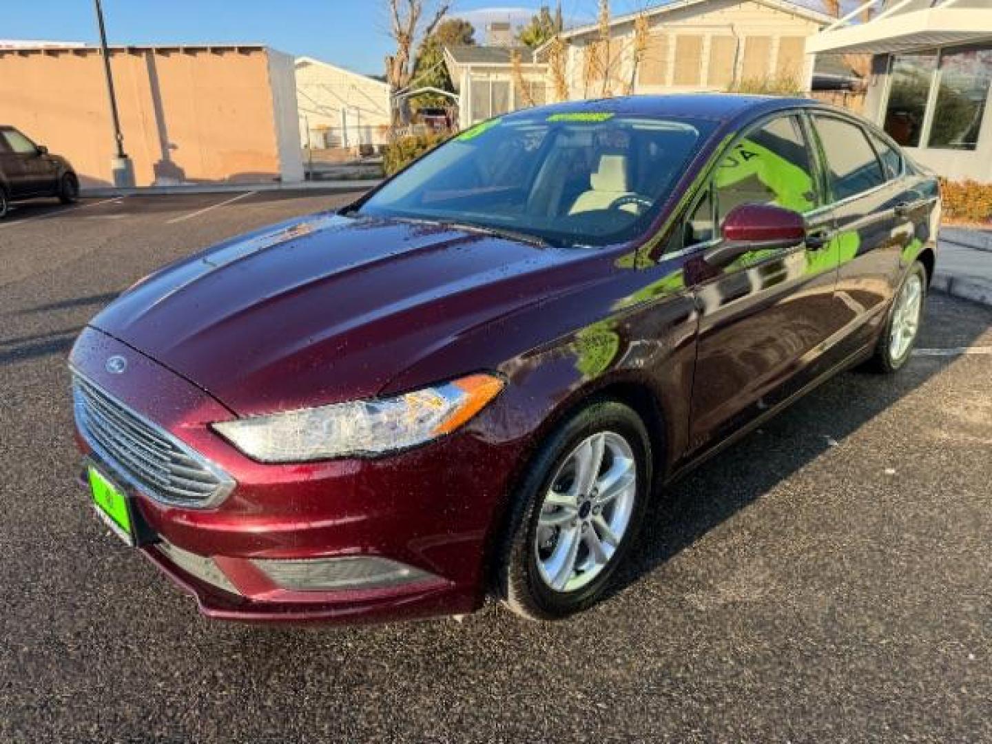 2018 Burgundy Velvet Metallic Tinted Clearcoat /Medium Light Stone, cloth Ford Fusion SE (3FA6P0H75JR) with an 2.5L L4 DOHC 16V engine, 6-Speed Automatic transmission, located at 1865 East Red Hills Pkwy, St. George, 84770, (435) 628-0023, 37.120850, -113.543640 - We specialize in helping ALL people get the best financing available. No matter your credit score, good, bad or none we can get you an amazing rate. Had a bankruptcy, divorce, or repossessions? We give you the green light to get your credit back on the road. Low down and affordable payments that fit - Photo#3