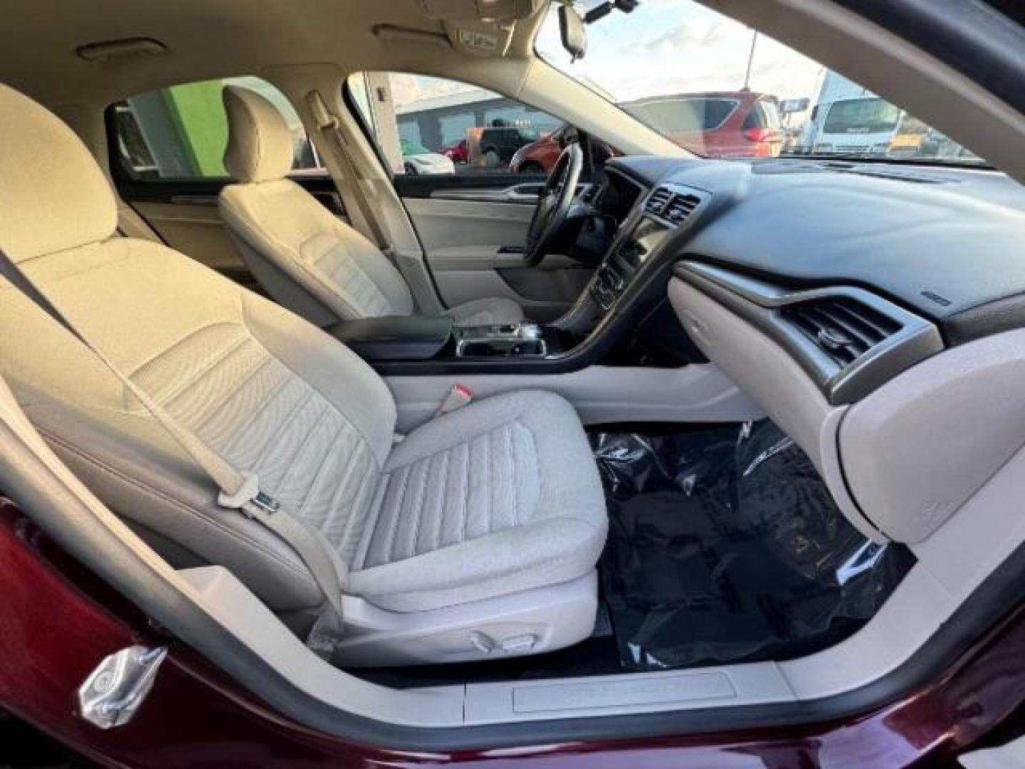 2018 Burgundy Velvet Metallic Tinted Clearcoat /Medium Light Stone, cloth Ford Fusion SE (3FA6P0H75JR) with an 2.5L L4 DOHC 16V engine, 6-Speed Automatic transmission, located at 1865 East Red Hills Pkwy, St. George, 84770, (435) 628-0023, 37.120850, -113.543640 - We specialize in helping ALL people get the best financing available. No matter your credit score, good, bad or none we can get you an amazing rate. Had a bankruptcy, divorce, or repossessions? We give you the green light to get your credit back on the road. Low down and affordable payments that fit - Photo#35