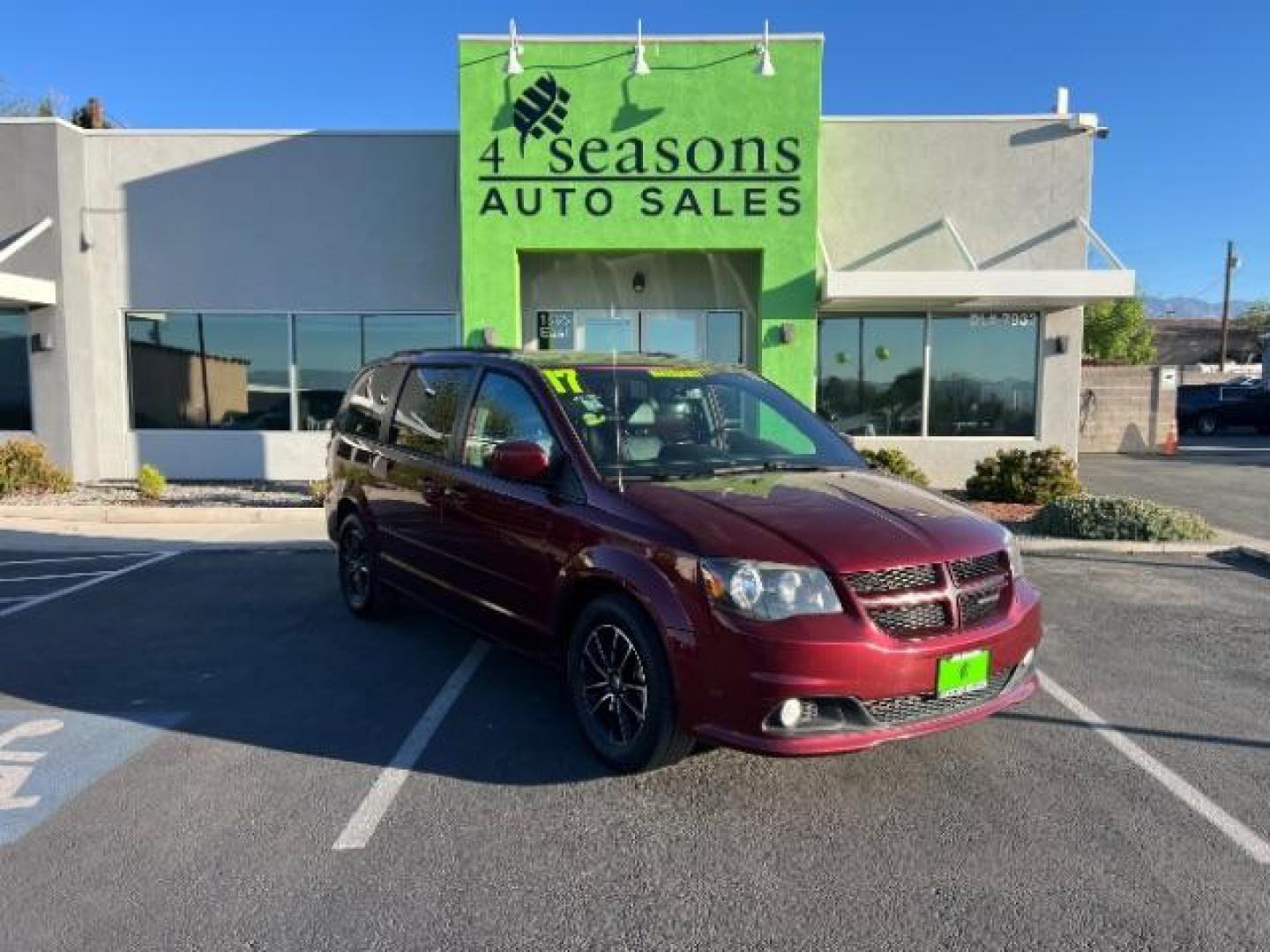 2017 Octane Red Pearl Coat /Black, leather Dodge Grand Caravan GT (2C4RDGEG7HR) with an 3.6L V6 DOHC 24V engine, 6-Speed Automatic transmission, located at 1865 East Red Hills Pkwy, St. George, 84770, (435) 628-0023, 37.120850, -113.543640- Photo#0
