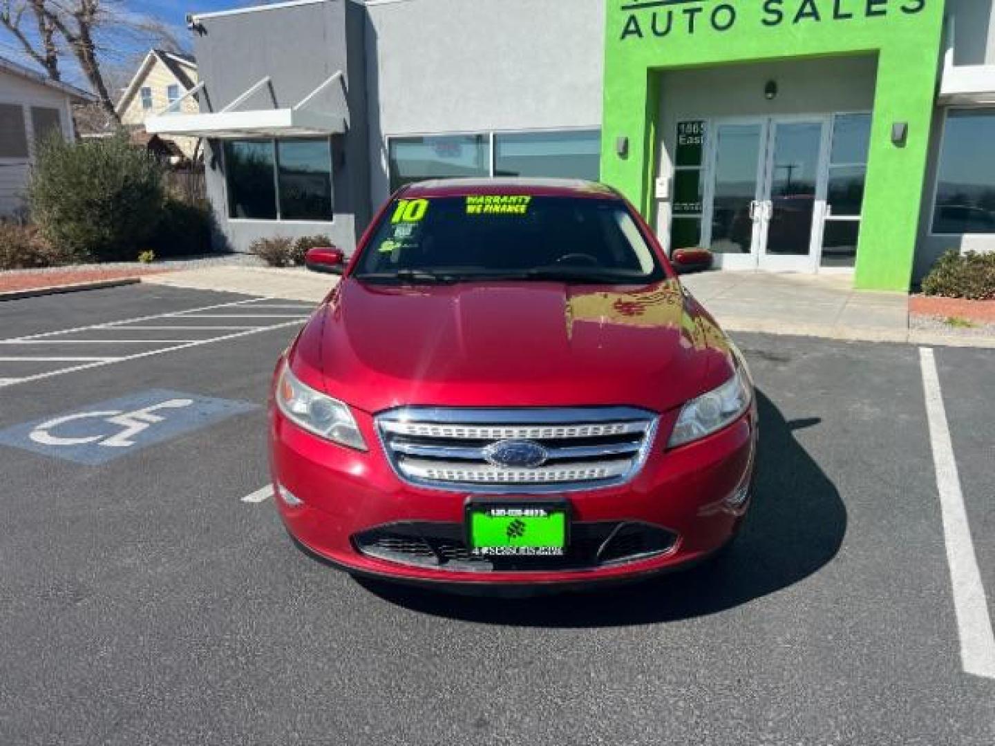 2010 Candy Red Metallic Paint /Charcoal Black Leather Interior Ford Taurus SHO AWD (1FAHP2KT5AG) with an 3.5L V6 DOHC 24V engine, 6-Speed Automatic transmission, located at 940 North Main Street, Cedar City, UT, 84720, (435) 628-0023, 37.692936, -113.061897 - We specialize in helping ALL people get the best financing available. No matter your credit score, good, bad or none we can get you an amazing rate. Had a bankruptcy, divorce, or repossessions? We give you the green light to get your credit back on the road. Low down and affordable payments that fit - Photo#1