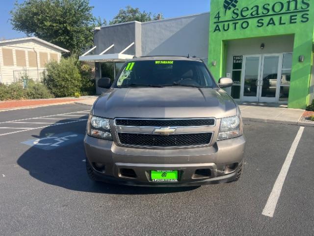 2011 Mocha Steel Metallic /Ebony Cloth Interior Chevrolet Avalanche LS 2WD (3GNMCEE03BG) with an 5.3L V8 OHV 16V FFV engine, 4-Speed Automatic transmission, located at 1865 East Red Hills Pkwy, St. George, 84770, (435) 628-0023, 37.120850, -113.543640 - Photo#1