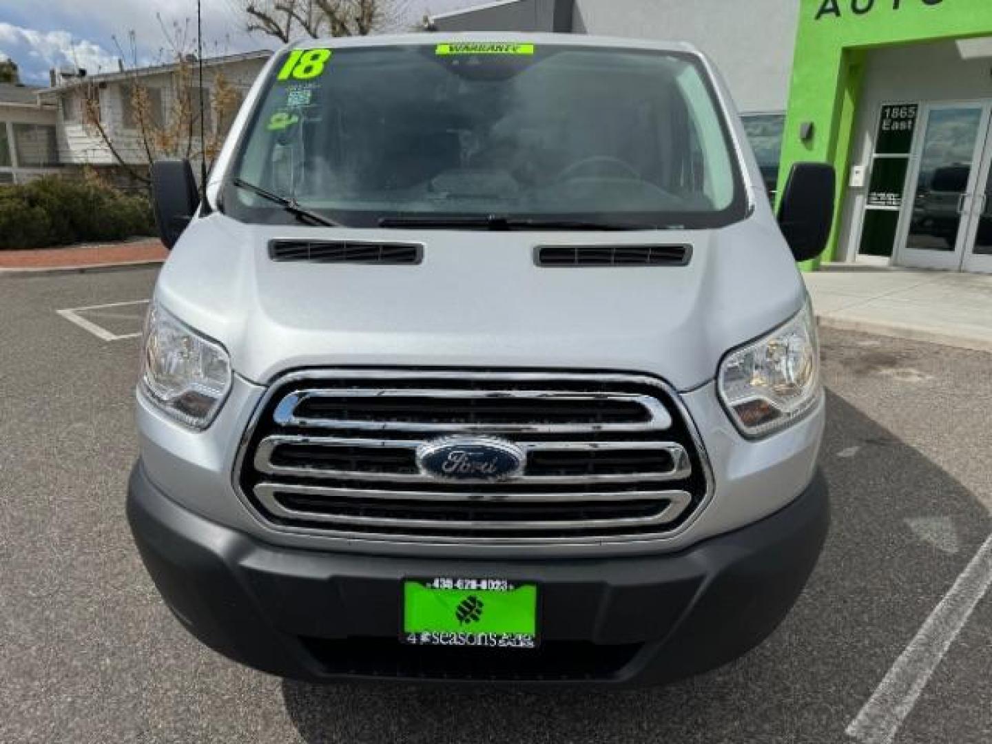 2018 Silver /Black Interior Ford Transit 350 Wagon Low Roof XL w/Sliding Pass. 148-in. WB (1FBZX2YM9JK) with an 3.7L V6 DOHC 24V engine, 6-Speed Automatic transmission, located at 940 North Main Street, Cedar City, UT, 84720, (435) 628-0023, 37.692936, -113.061897 - The 2018 Ford Transit Wagon XLT is the ultimate people mover, built for comfort and versatility. With its spacious interior and flexible seating configuration, this full-size van is perfect for families, businesses, or road trip enthusiasts. The high-roof design allows for easy entry and exit, while - Photo#2