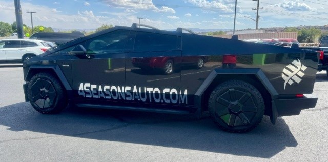 2024 Chrome /White Tesla Cybertruck Foundation (7G2CEHED1RA) with an ELECTRIC engine, Electric transmission, located at 1865 East Red Hills Pkwy, St. George, 84770, (435) 628-0023, 37.120850, -113.543640 - 2024 Tesla Cybertruck AWD FOUNDATION Series-! Extremely well equipped with Full Self Driving (Supervised) PAID for- not just a monthly subscription! This truck has been tastefully upgraded with many extras and stands out from a stock Cybertruck. Highlights and Extras: *PAID Full Self Driving (FSD)- Photo#5