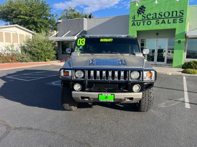 2003 Pewter Metallic /Wheat Leather Interior Hummer H2 Sport Utility (5GRGN23U73H) with an 6.0L V8 OHV 16V engine, 4-Speed Automatic transmission, located at 1865 East Red Hills Pkwy, St. George, 84770, (435) 628-0023, 37.120850, -113.543640 - We specialize in helping ALL people get the best financing available. No matter your credit score, good, bad or none we can get you an amazing rate. Had a bankruptcy, divorce, or repossessions? We give you the green light to get your credit back on the road. Low down and affordable payments that fit - Photo#1