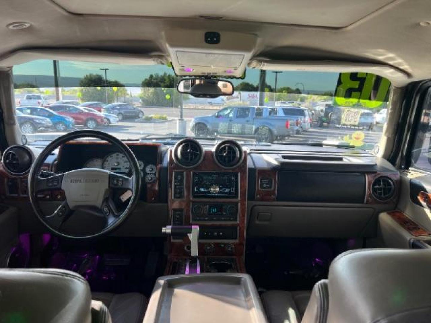 2003 Pewter Metallic /Wheat Leather Interior Hummer H2 Sport Utility (5GRGN23U73H) with an 6.0L V8 OHV 16V engine, 4-Speed Automatic transmission, located at 1865 East Red Hills Pkwy, St. George, 84770, (435) 628-0023, 37.120850, -113.543640 - Versatile Southern Utah travel starts with this 2003 Hummer H2 Sport Utility. Its 6.0L V8, 4-speed automatic transmission, and full-time four-wheel drive make it a smart fit for off-road trails, towing, and weekend adventures. With 142,613 miles, this H2 is ready for its next adventure. The Sport U- Photo#24