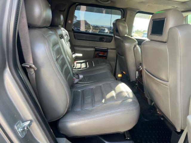 2003 Pewter Metallic /Wheat Leather Interior Hummer H2 Sport Utility (5GRGN23U73H) with an 6.0L V8 OHV 16V engine, 4-Speed Automatic transmission, located at 1865 East Red Hills Pkwy, St. George, 84770, (435) 628-0023, 37.120850, -113.543640 - We specialize in helping ALL people get the best financing available. No matter your credit score, good, bad or none we can get you an amazing rate. Had a bankruptcy, divorce, or repossessions? We give you the green light to get your credit back on the road. Low down and affordable payments that fit - Photo#27