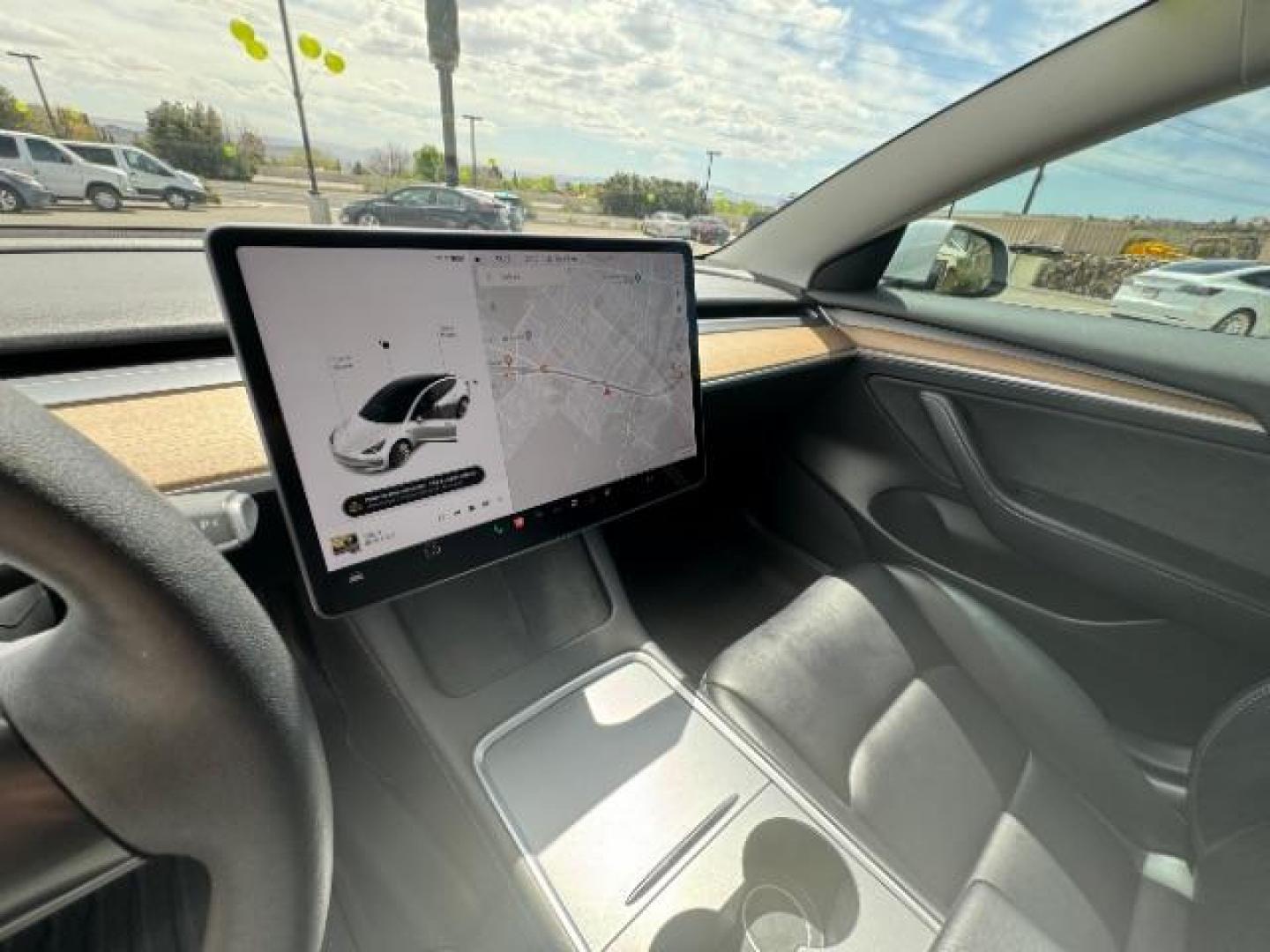2022 Pearl White Multi-Coat /All Black Tesla Model 3 Standard Range Plus (5YJ3E1EA5NF) with an ELECTRIC engine, 1-Speed Automatic transmission, located at 1865 East Red Hills Pkwy, St. George, 84770, (435) 628-0023, 37.120850, -113.543640 - Photo#21