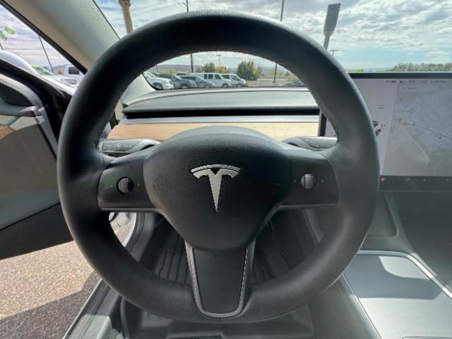 2022 Pearl White Multi-Coat /All Black Tesla Model 3 Standard Range Plus (5YJ3E1EA5NF) with an ELECTRIC engine, 1-Speed Automatic transmission, located at 1865 East Red Hills Pkwy, St. George, 84770, (435) 628-0023, 37.120850, -113.543640 - Photo#22