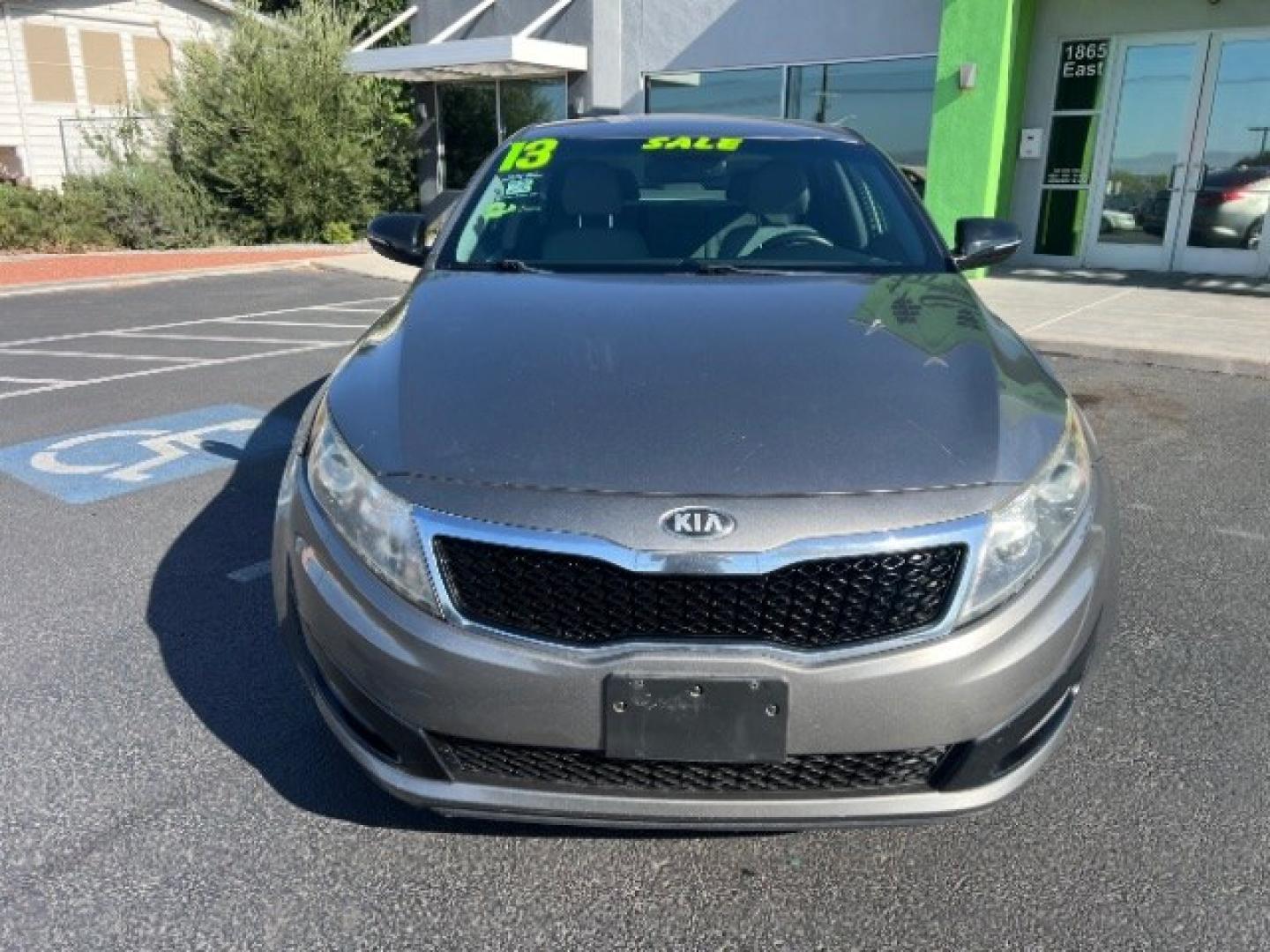 2013 Satin Metal Metallic /Beige Leather Interior Kia Optima EX (5XXGN4A72DG) with an 2.4L L4 DOHC 16V engine, 6-Speed Automatic transmission, located at 1865 East Red Hills Pkwy, St. George, 84770, (435) 628-0023, 37.120850, -113.543640- Photo#1