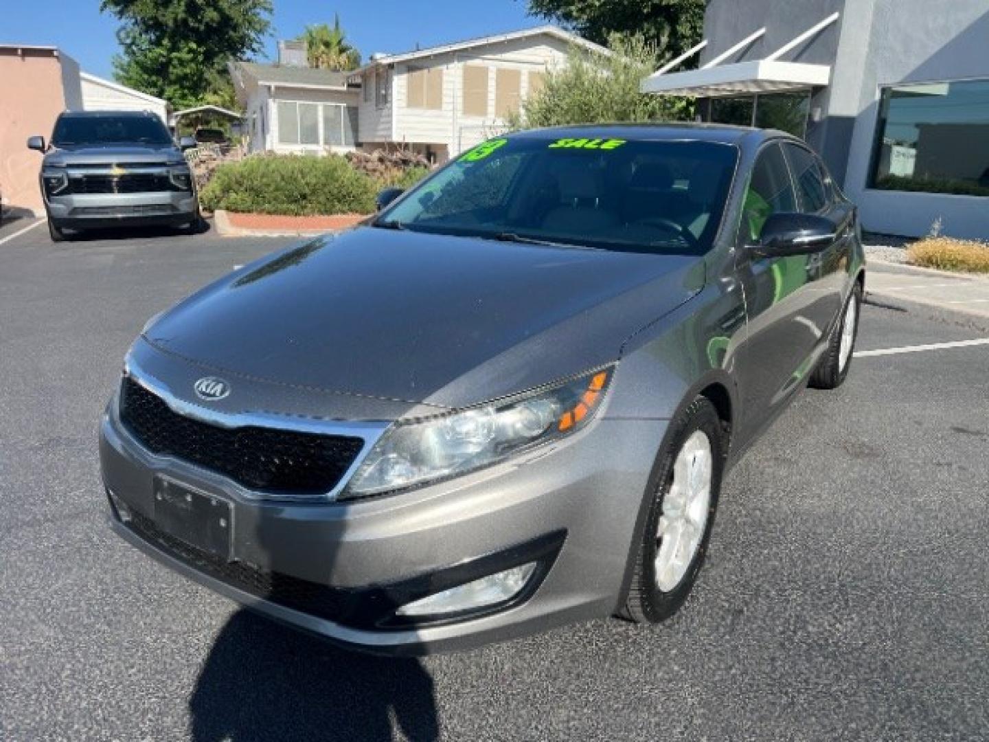 2013 Satin Metal Metallic /Beige Leather Interior Kia Optima EX (5XXGN4A72DG) with an 2.4L L4 DOHC 16V engine, 6-Speed Automatic transmission, located at 1865 East Red Hills Pkwy, St. George, 84770, (435) 628-0023, 37.120850, -113.543640- Photo#2