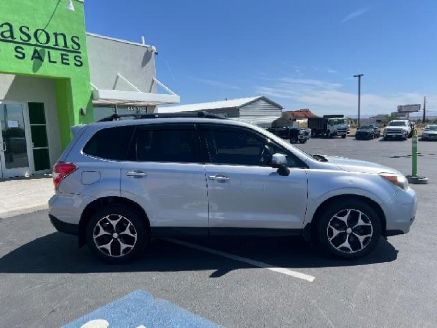 2014 Ice Silver Metallic /Black Subaru Forester 2.0XT Touring (JF2SJGMC7EH) with an 2.0L H4 SOHC 16V engine, Continuously Variabl transmission, located at 940 North Main Street, Cedar City, UT, 84720, (435) 628-0023, 37.692936, -113.061897 - We specialize in helping ALL people get the best financing available. No matter your credit score, good, bad or none we can get you an amazing rate. Had a bankruptcy, divorce, or repossessions? We give you the green light to get your credit back on the road. Low down and affordable payments that fit - Photo#7