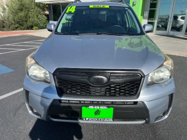 2014 Ice Silver Metallic /Black Subaru Forester 2.0XT Touring (JF2SJGMC7EH) with an 2.0L H4 SOHC 16V engine, Continuously Variable Transmission transmission, located at 940 North Main Street, Cedar City, UT, 84720, (435) 628-0023, 37.692936, -113.061897 - Versatile Southern Utah travel starts with this 2014 Subaru Forester 2.0XT Touring. Its turbocharged 2.0L 4-cylinder, CVT automatic, and Symmetrical All-Wheel Drive make it a smart fit for commuting, mountain roads, and weekend exploring. With 176,940 miles, this Forester is ready for its next adven- Photo#1