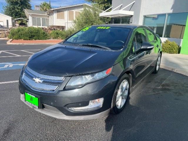 2015 Ashen Gray Metallic /Jet Black/Dark Accents Chevrolet Volt Premium w/ Navigation (1G1RD6E44FU) with an 1.4L L4 DOHC 16V PLUG-IN HYBRID engine, Continuously Variable Transmission transmission, located at 940 North Main Street, Cedar City, UT, 84720, (435) 628-0023, 37.692936, -113.061897 - Versatile Southern Utah travel starts with this 2015 Chevrolet Volt Premium with Navigation. Its 1.4L plug-in hybrid powertrain, automatic transmission, and front-wheel drive make it a smart fit for commuting, errands, and efficient Southern Utah road trips. With 102404 miles, this Volt is ready for- Photo#2