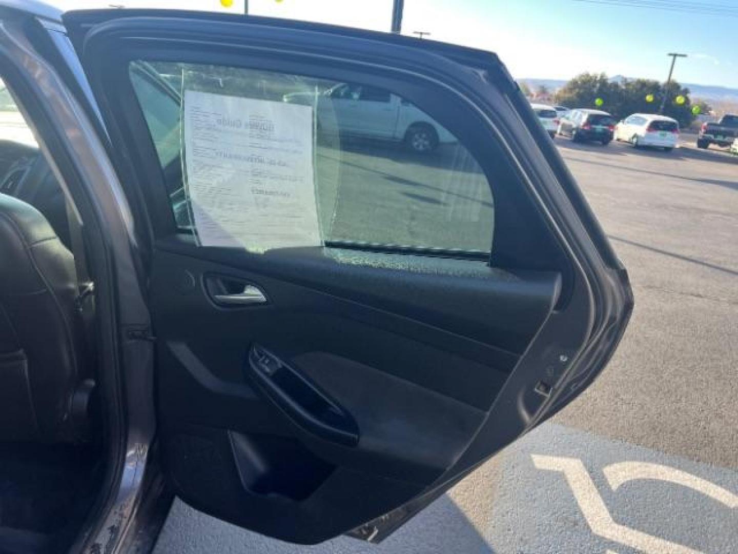 2013 Gray /Charcoal Black Ford Focus Titanium Hatch (1FADP3N23DL) with an 2.0L L4 DOHC 16V engine, 6-Speed Automatic transmission, located at 940 North Main Street, Cedar City, UT, 84720, (435) 628-0023, 37.692936, -113.061897 - We specialize in helping ALL people get the best financing available. No matter your credit score, good, bad or none we can get you an amazing rate. Had a bankruptcy, divorce, or repossessions? We give you the green light to get your credit back on the road. Low down and affordable payments that fit - Photo#27