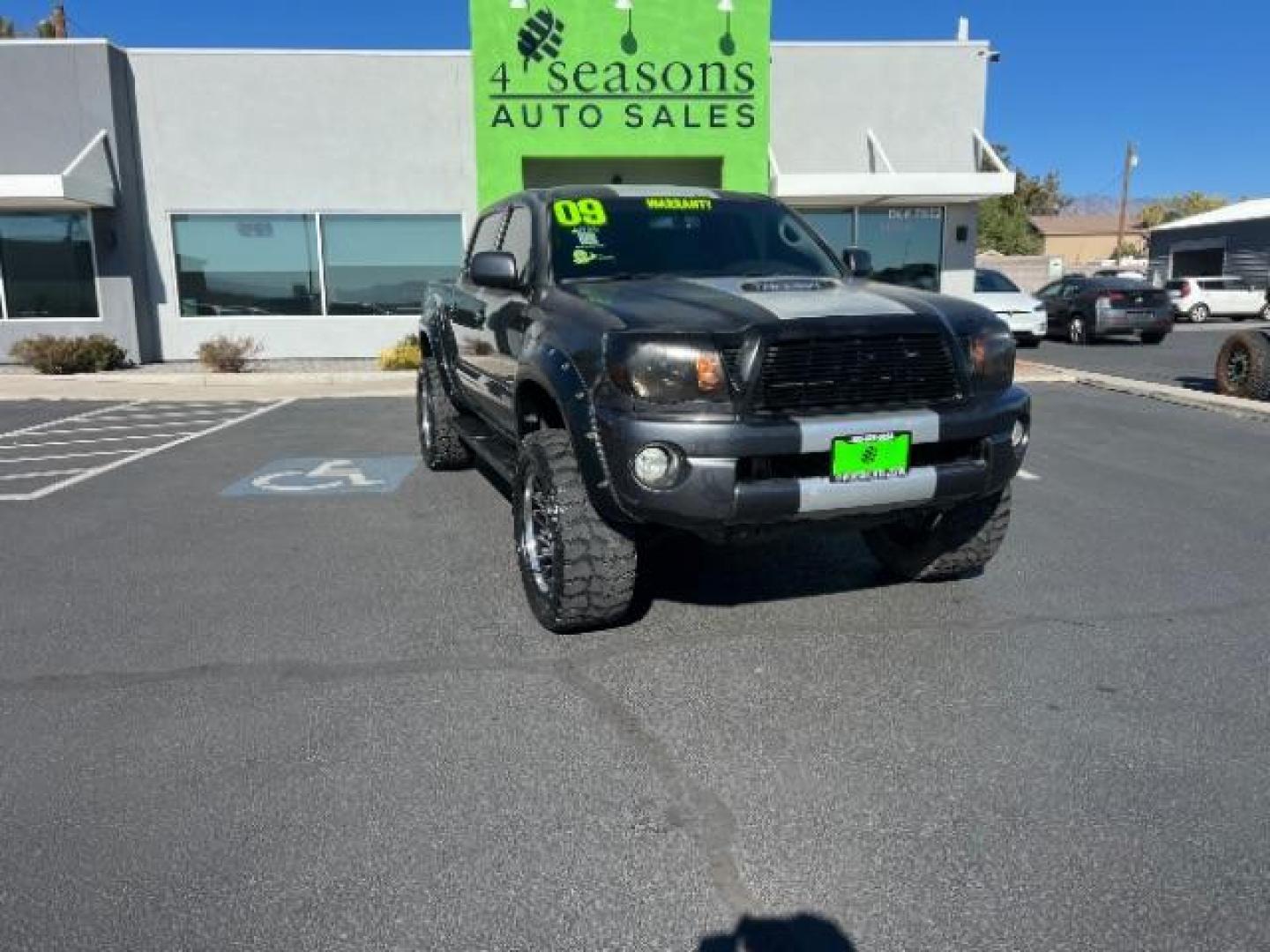 2009 Black Sand Pearl /Graphite Cloth Inter Toyota Tacoma PreRunner Double Cab (3TMJU62N99M) with an 4.0L V6 DOHC 24V engine, 5-Speed Automatic transmission, located at 1865 East Red Hills Pkwy, St. George, 84770, (435) 628-0023, 37.120850, -113.543640 - We specialize in helping ALL people get the best financing available. No matter your credit score, good, bad or none we can get you an amazing rate. Had a bankruptcy, divorce, or repossessions? We give you the green light to get your credit back on the road. Low down and affordable payments that fit - Photo#0